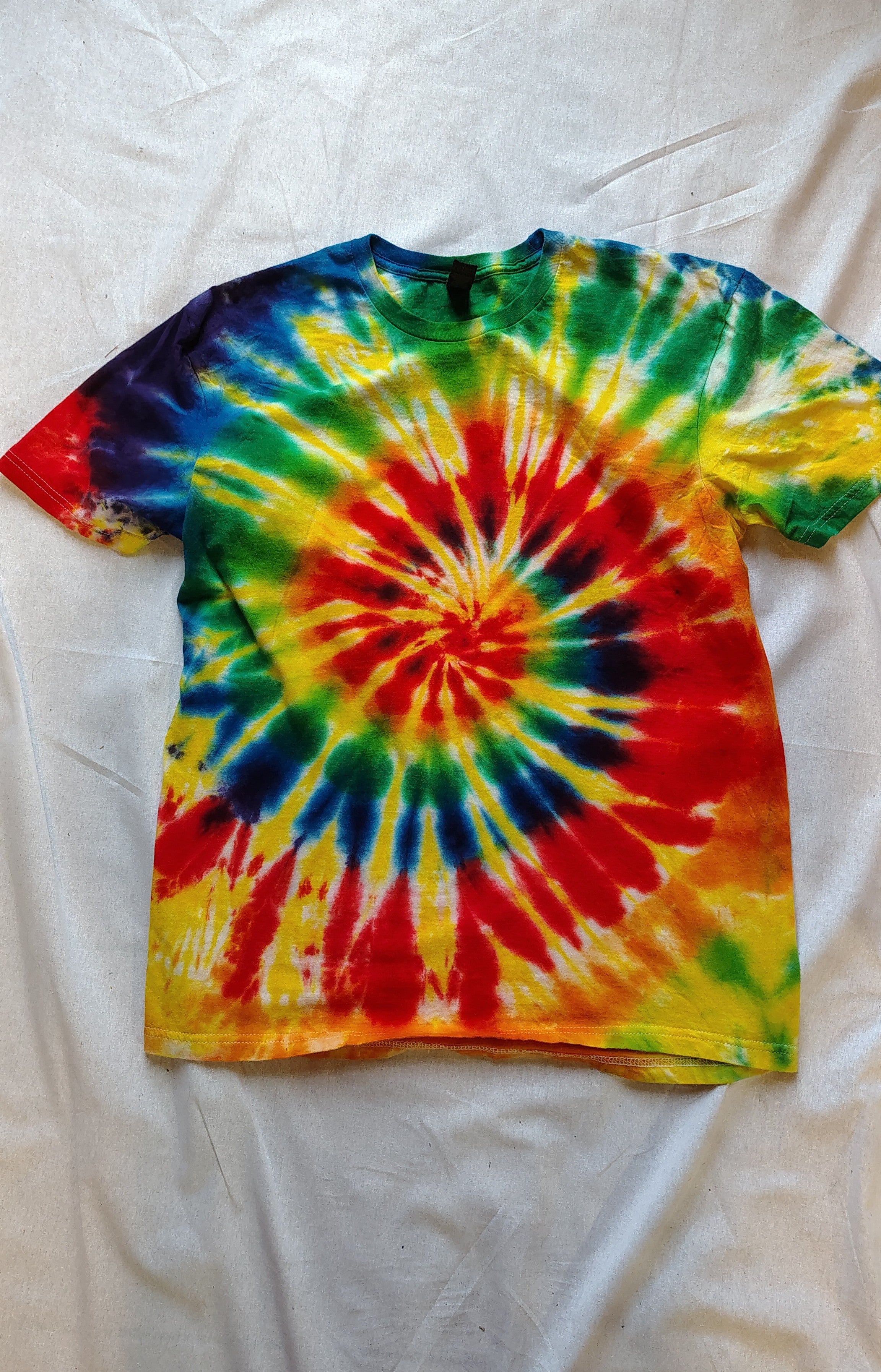 Bright Rainbow Spirals