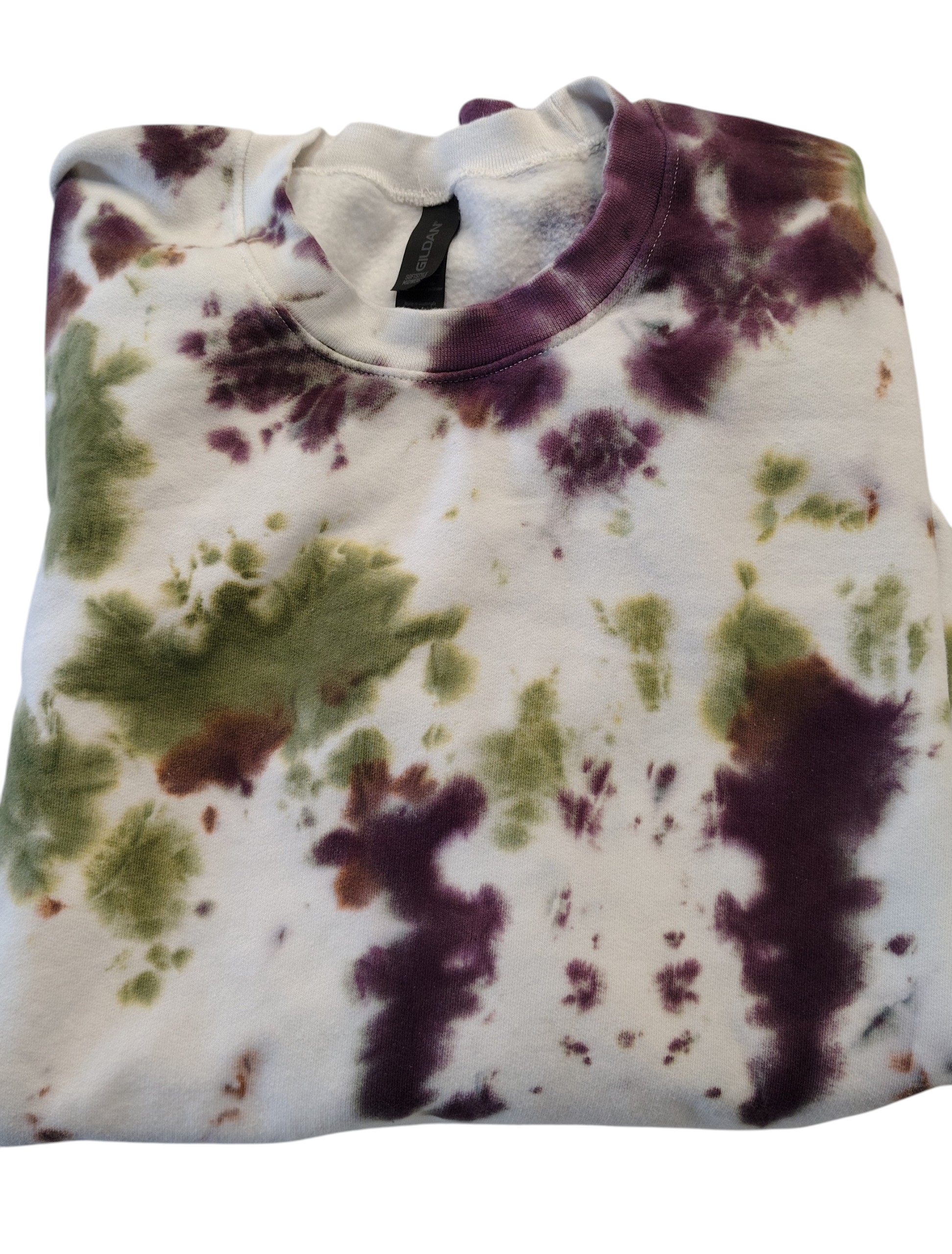 Forgotten Garden Tie Dye Sweatshirt - Adult XL - Cottagecore Crewneck