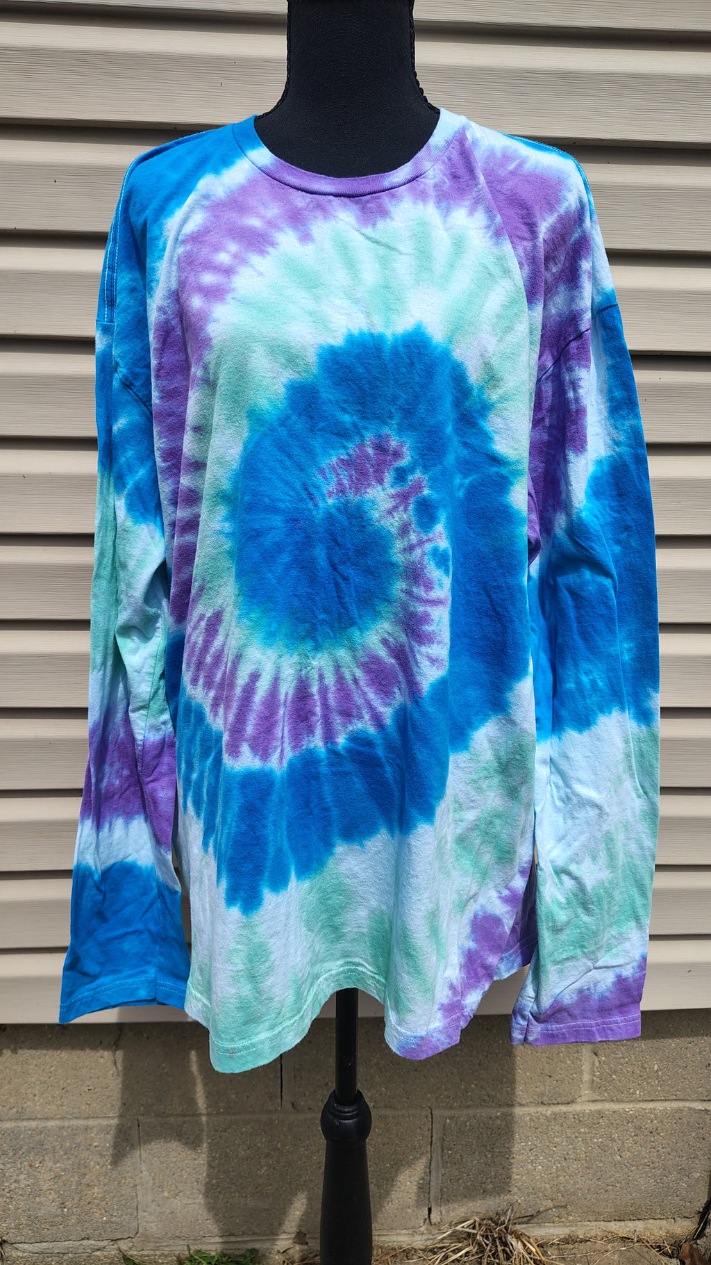 Ocean Current- Adult 2X - Handmade Tie-Dye