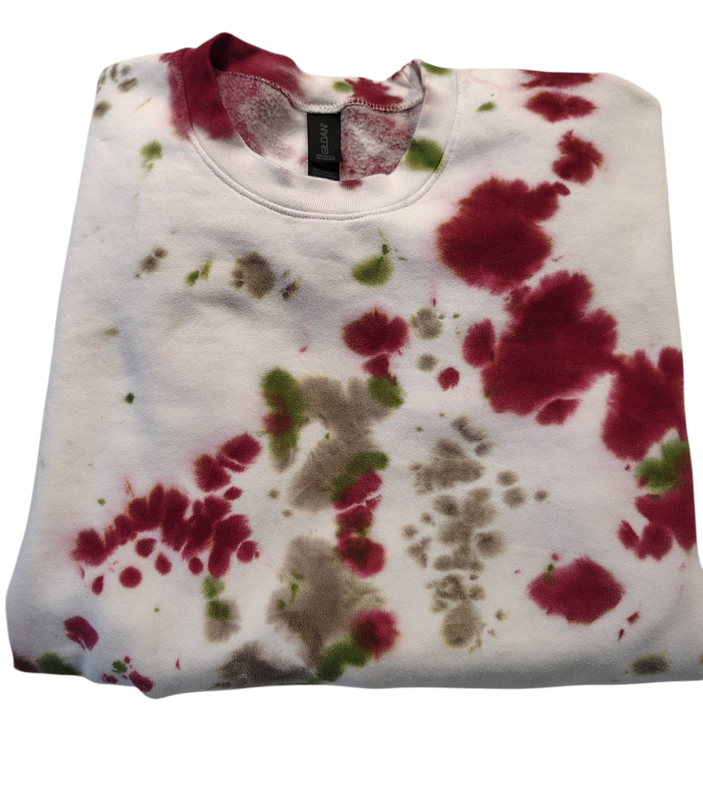 Deep Woodland Tie Dye Sweatshirt - Adult XL - Cottagecore Crewneck