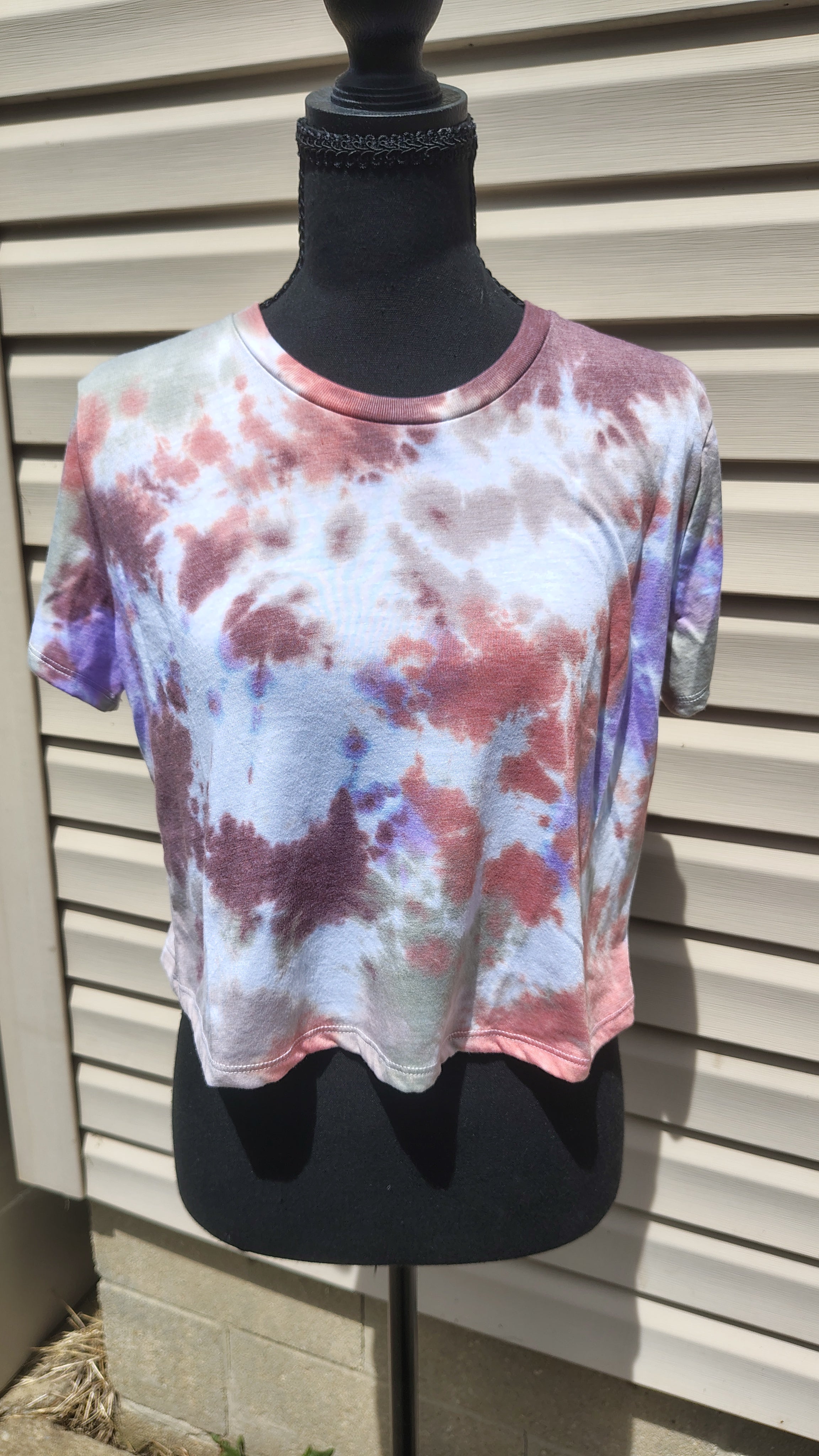 Rusted Cashmeres - Dustwash Crop - Adult XL - Handmade Tie-Dye