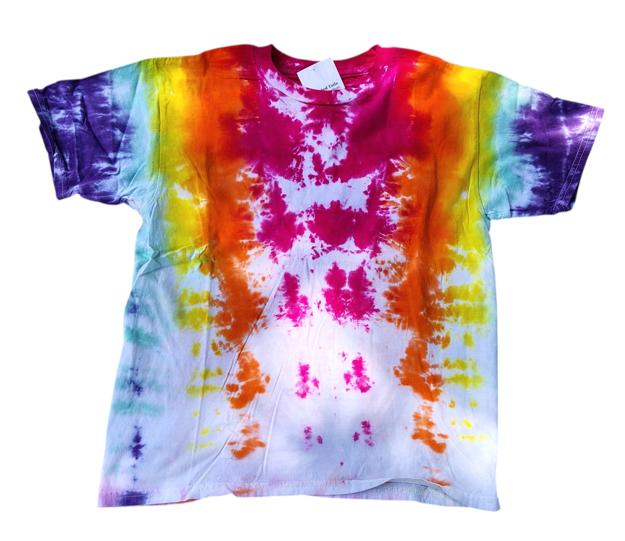 Wild Rainbow Tie-Dye Kids Shirt – Youth L