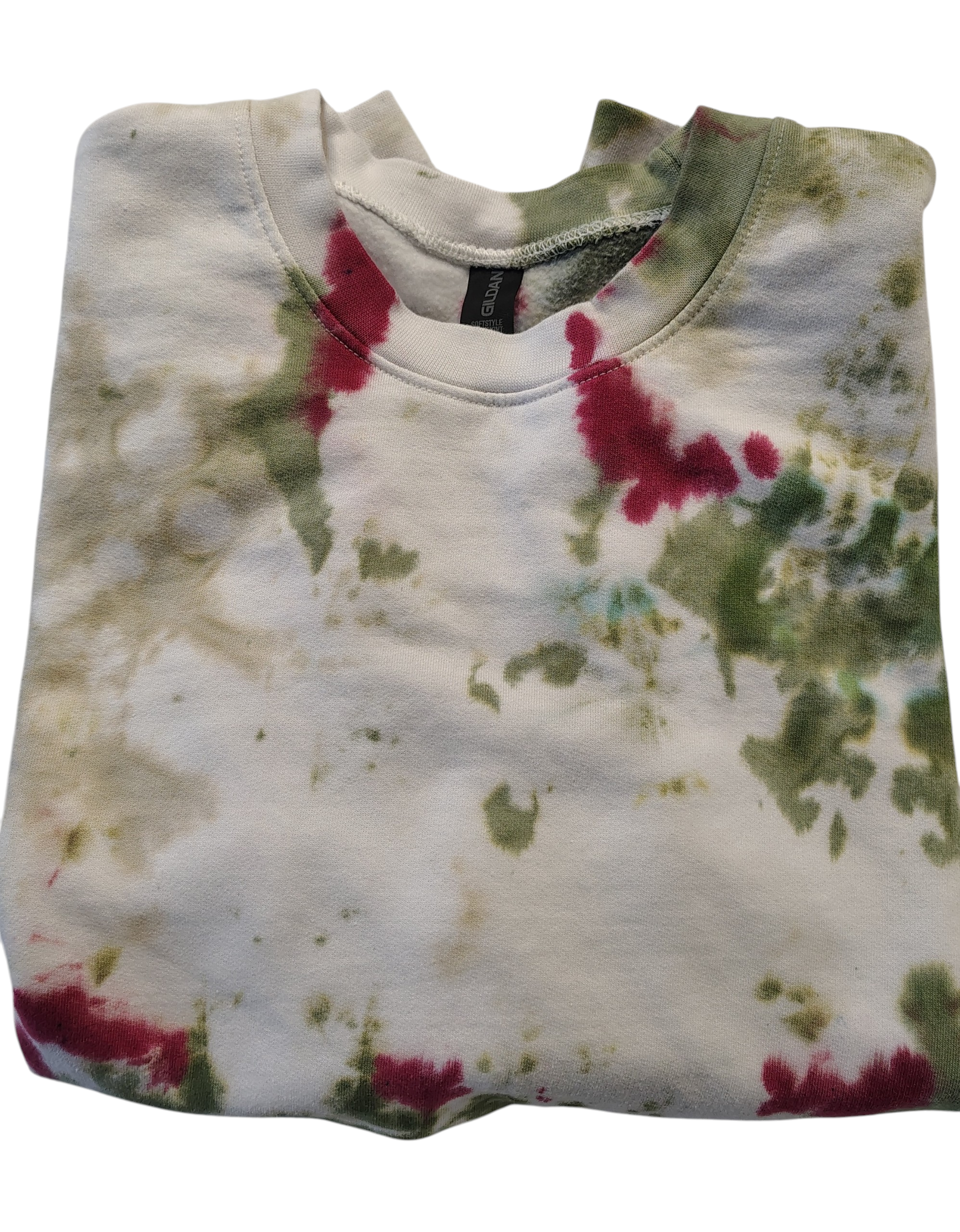 Soft Meadow Tie Dye Sweatshirt - Adult L - Cottagecore Crewneck