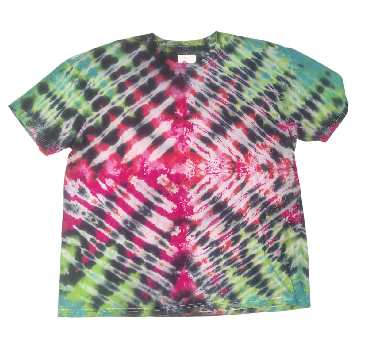 Fragmented Watermelon - Adult 2X - Handmade Tie-Dye