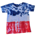 Stars & Stripes Scrunch - Custom Youth Shirt - Handmade Tie-Dye
