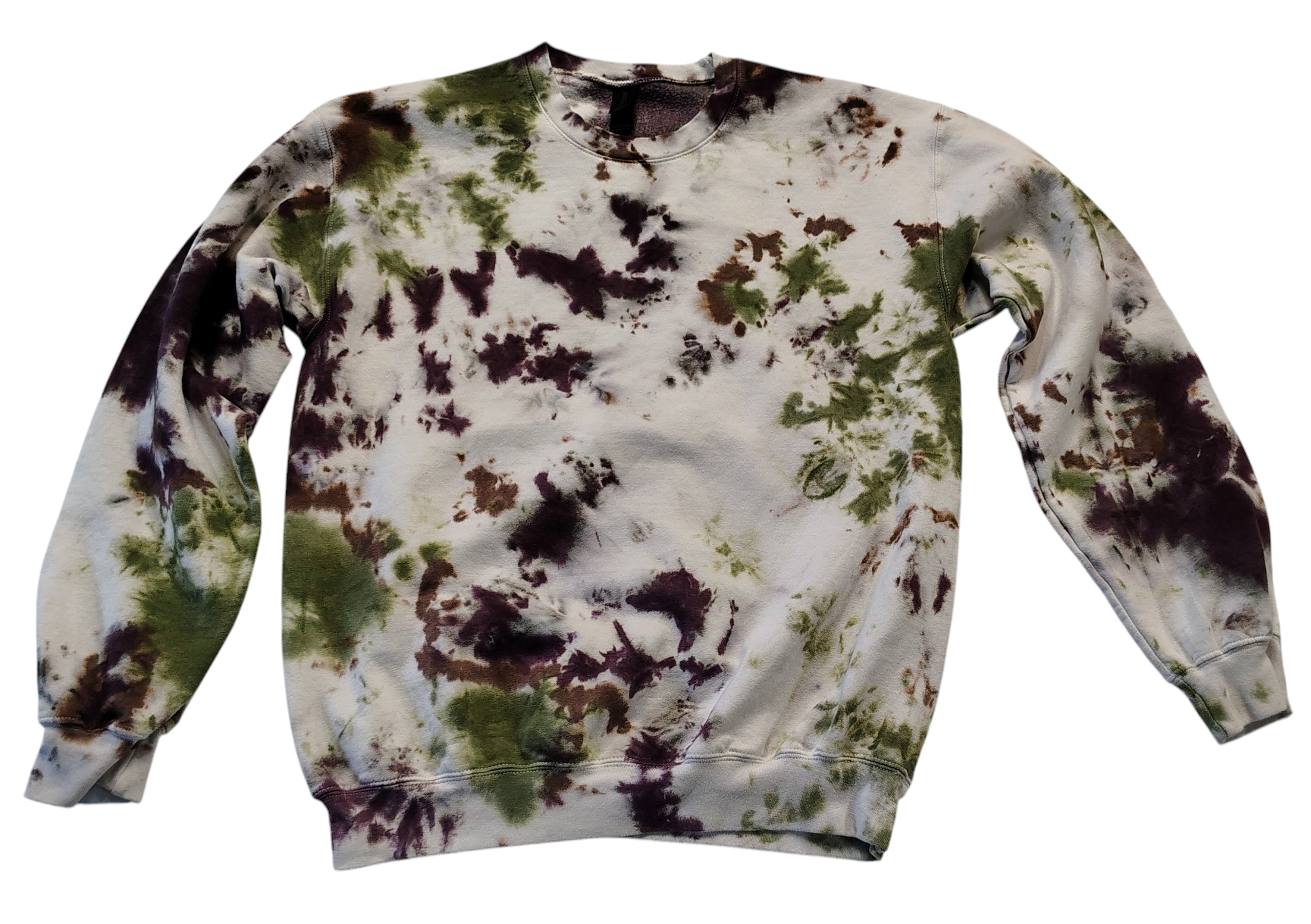 Forgotten Garden Tie Dye Sweatshirt - Adult M - Cottagecore Crewneck