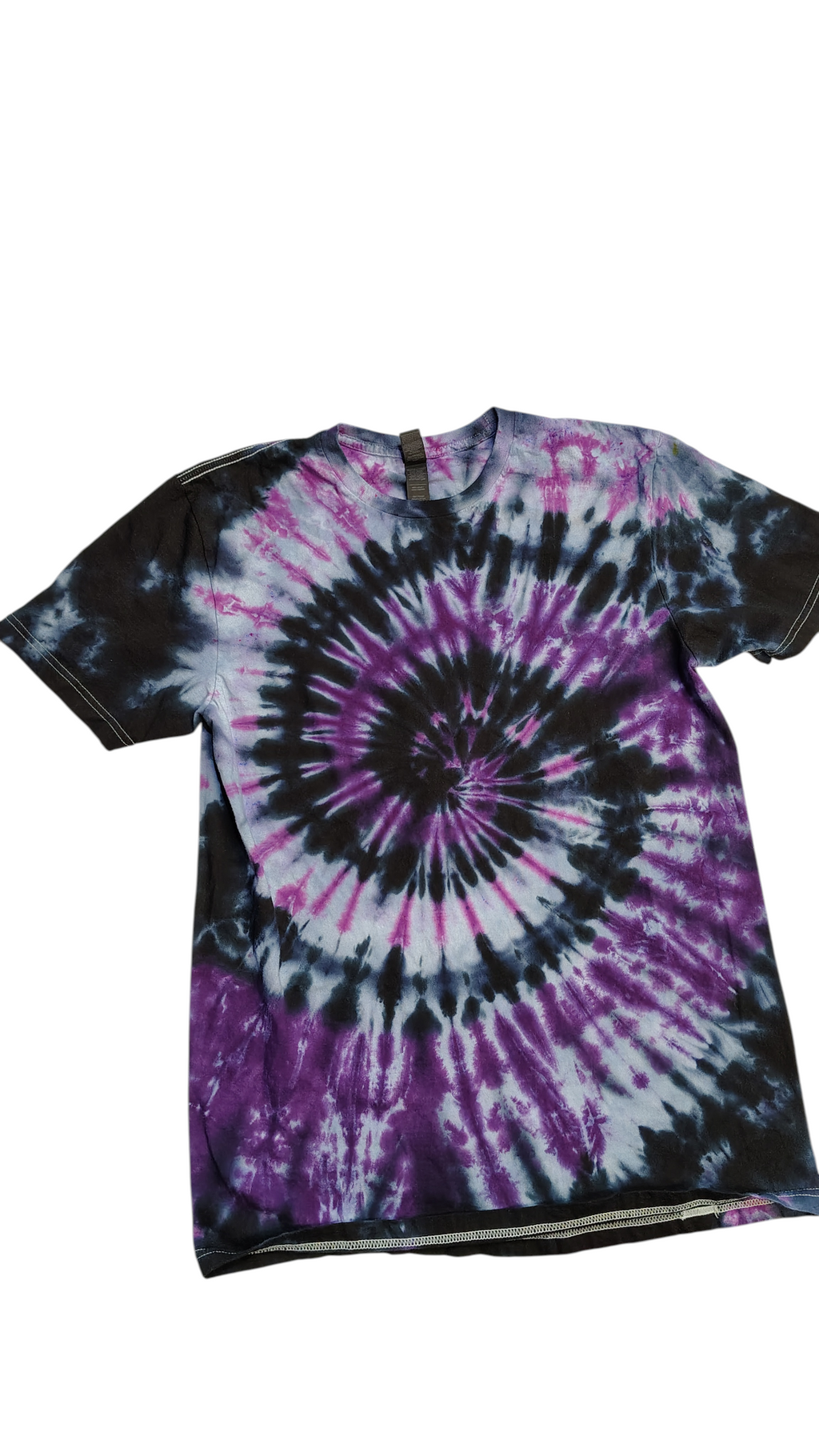 Midnight Amethyst Spiral - Adult M - Handmade Tie-Dye