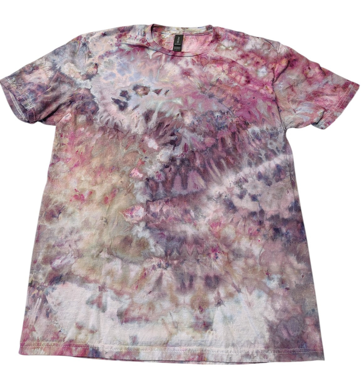Woodland Bloom Ice Dyed Shirt - Adult L - Handmade Tie-Dye