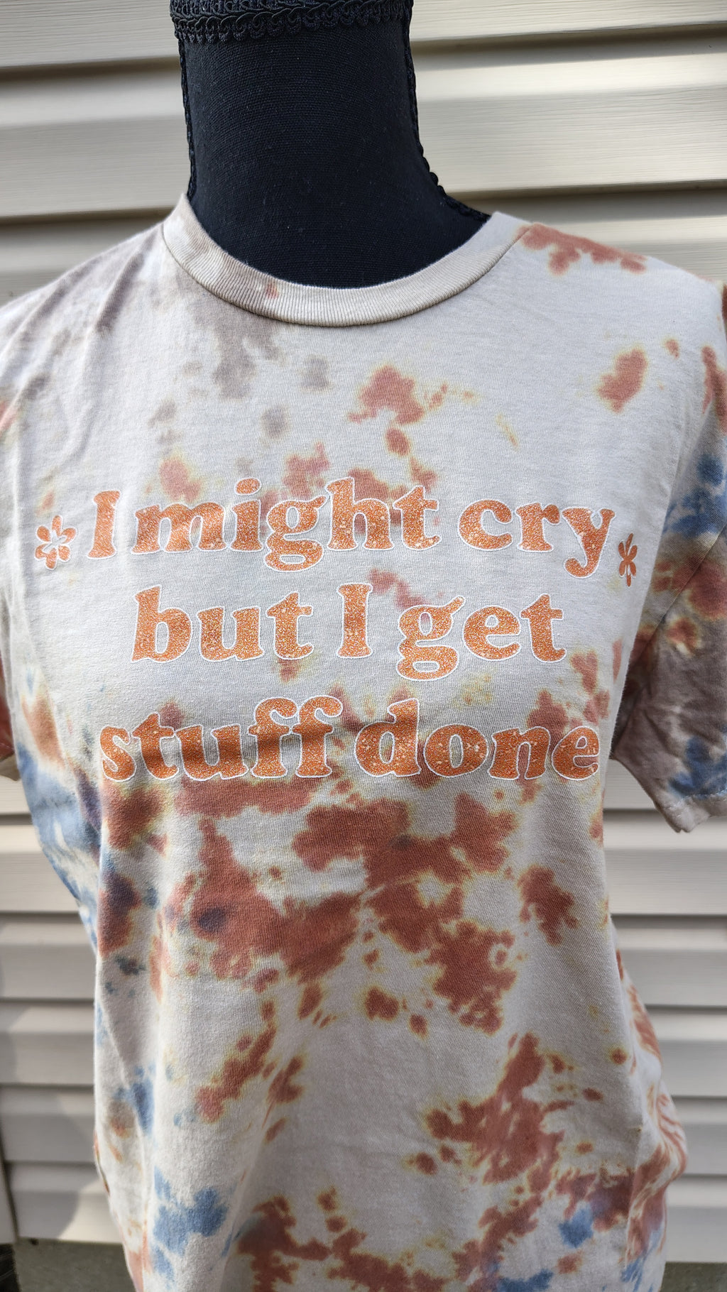 I Might Cry Scrunch Dye - Adult M - Handmade Tie-Dye