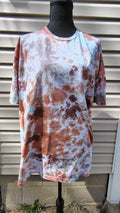 Rusted Cashmeres - Skyfall Clay Scrunch Tee - Adult XL - Handmade Tie-Dye