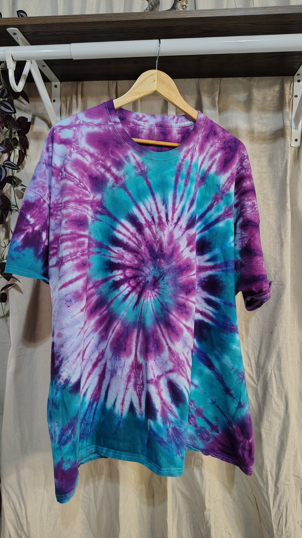 Ocean Orchid Spiral - Adult 4X - Handmade Tie-Dye