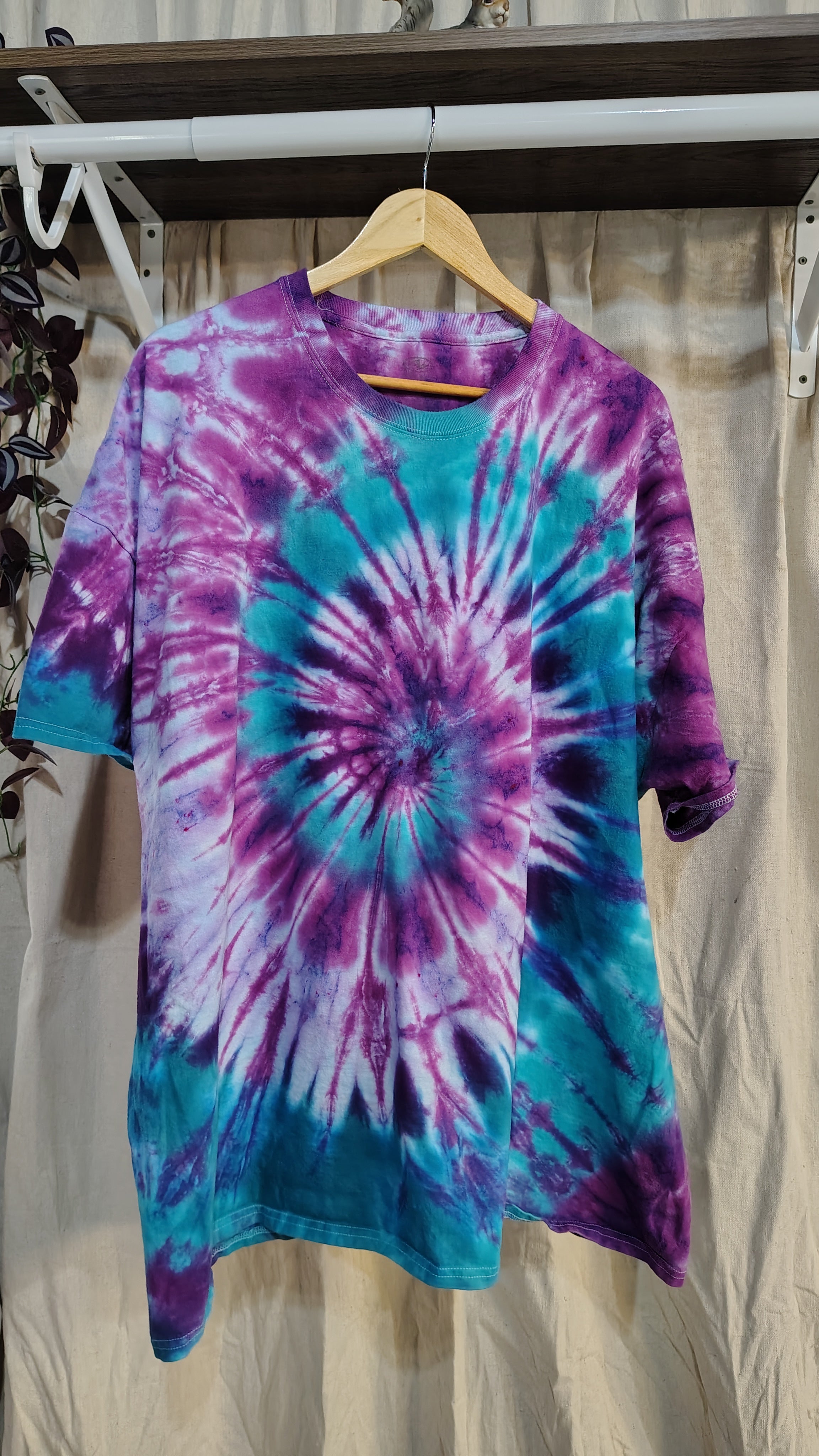 Ocean Orchid Spiral - Adult 4X - Handmade Tie-Dye