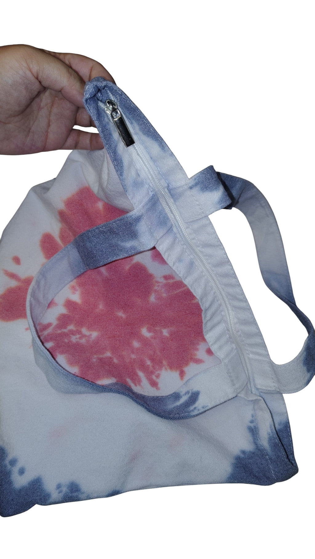 Large Zipper Tie-Dye Tote