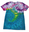 Cotton Candy Cosmos Spiral - Adult M - Handmade Tie-Dye