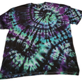 Aurora Spiral Shirt - Adult 2X - Handmade Tie Dye