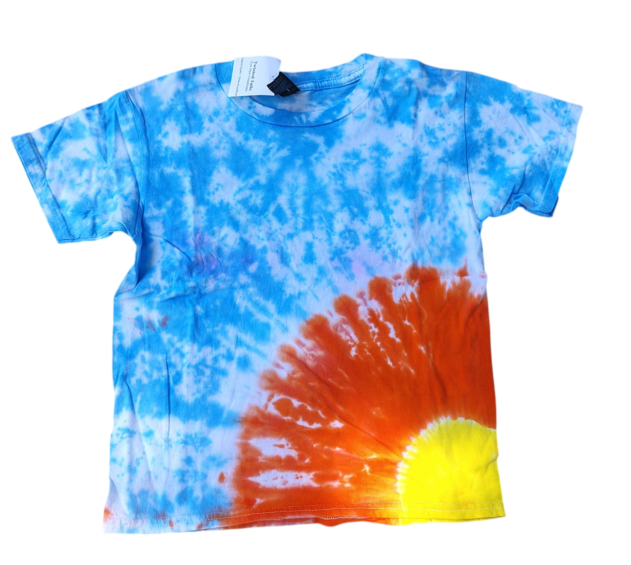 Blaze Bloom Tie-Dye Kids Shirt – Youth S