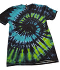 Emerald Lagoon Spiral - Adult M - Handmade Tie-Dye