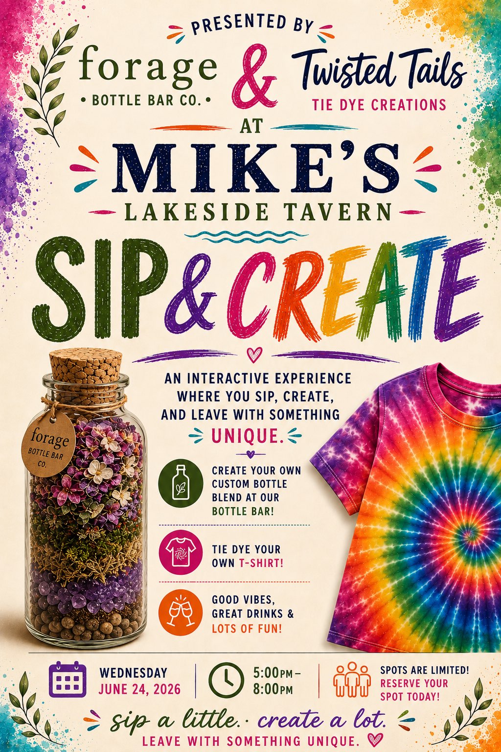 Sip & Create Night at Mike's Lakeside Tavern