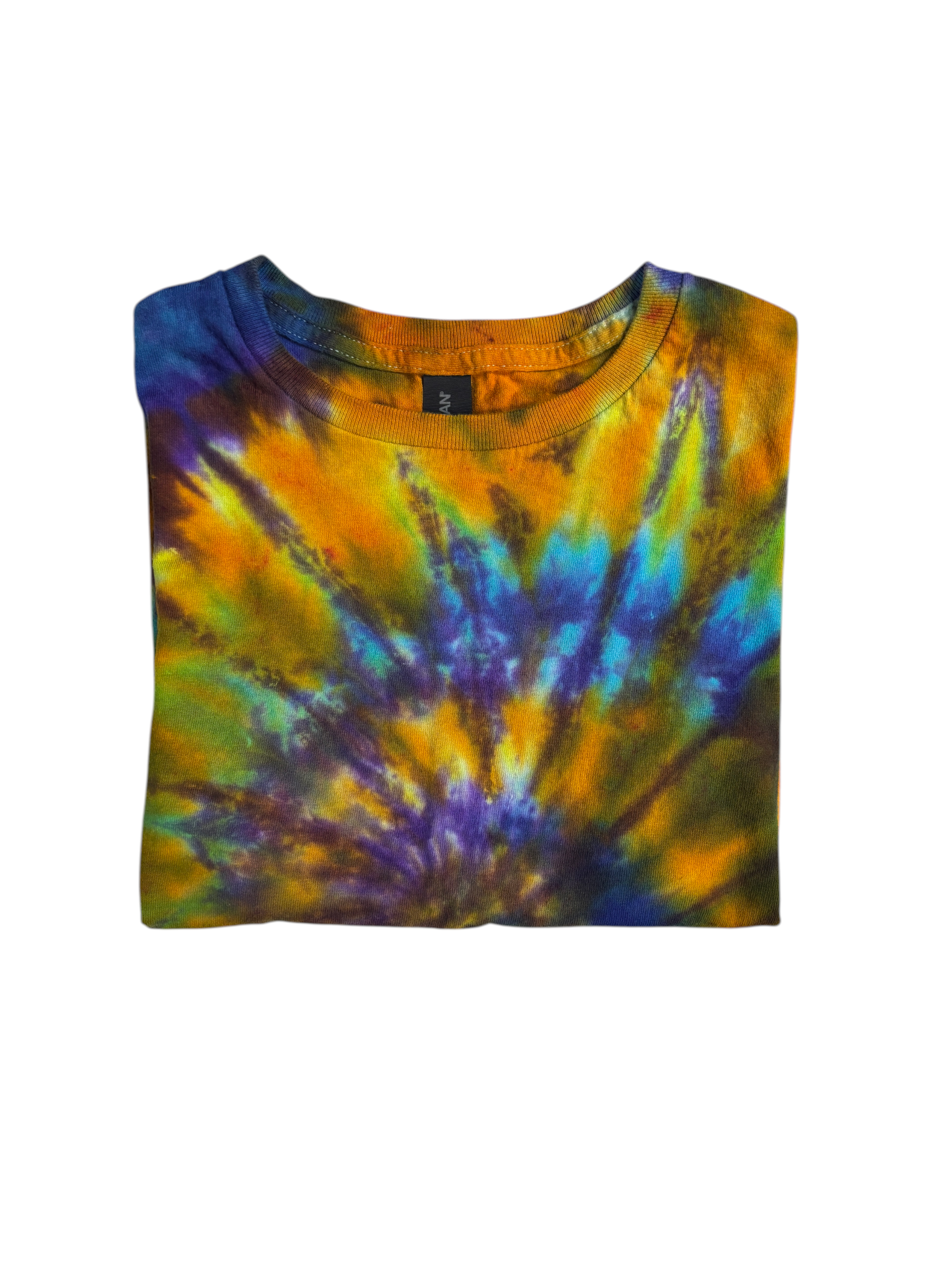 Vibrant Rainbow Tie-Dye Kids Shirt – Youth S