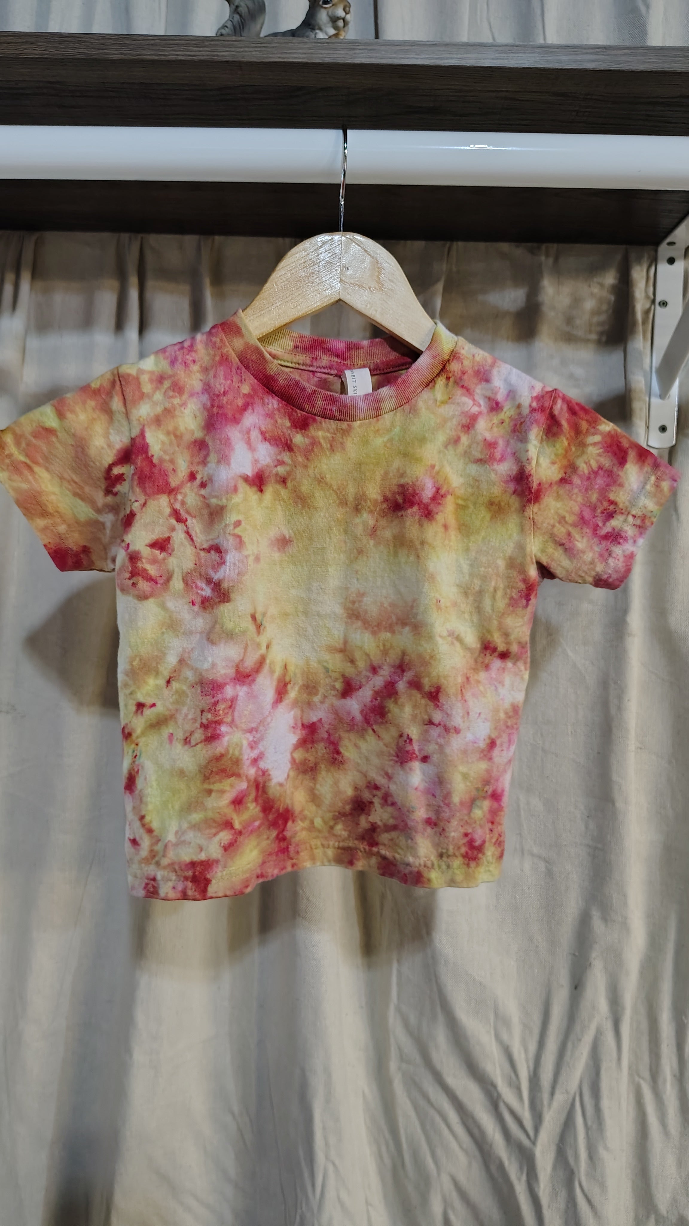 Sunset Garden Ice Dyed Shirt - Youth 4T - Handmade Tie-Dye