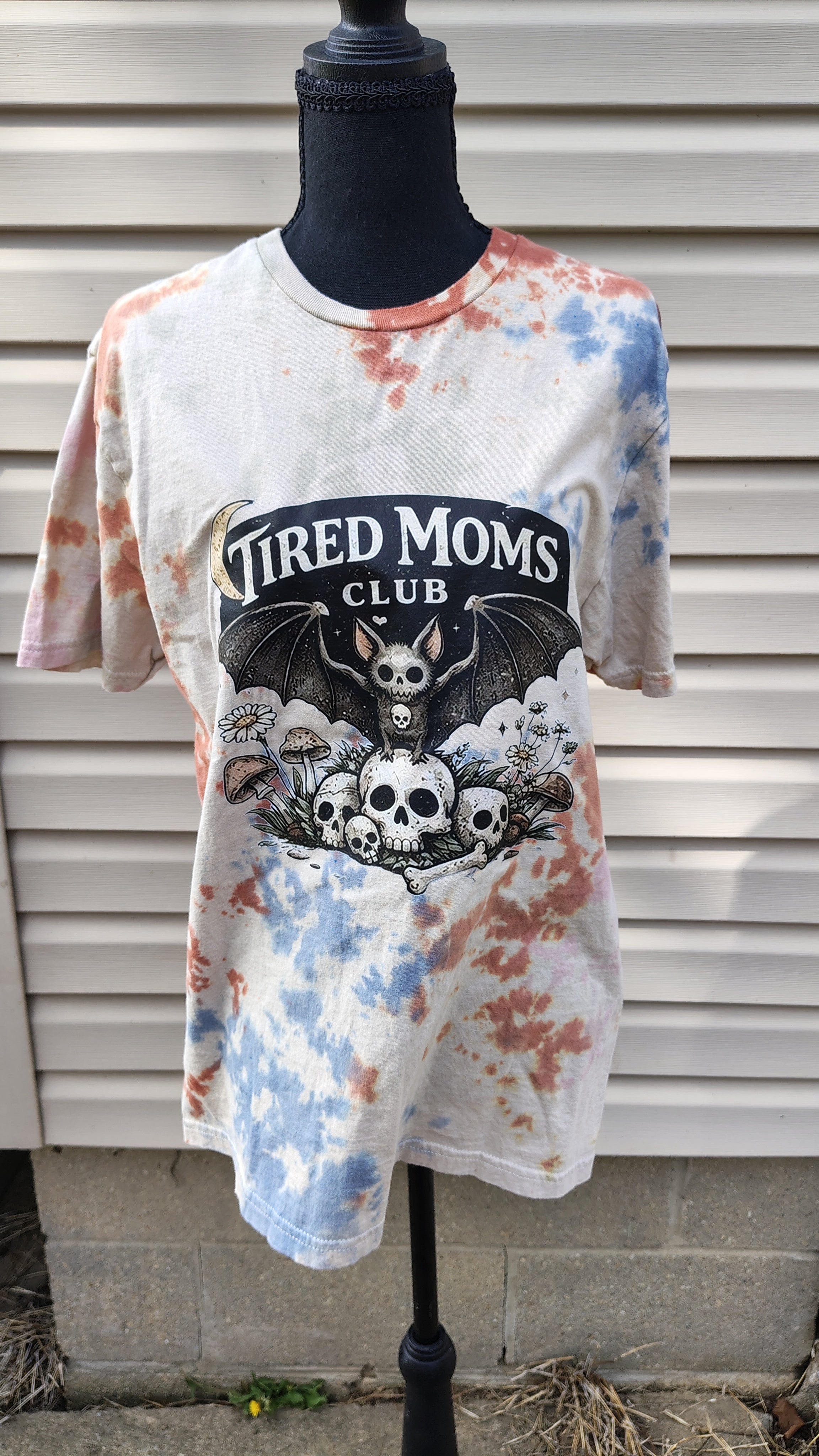 Tired Moms Club Scrunch Dye- Adult M - Handmade Tie-Dye