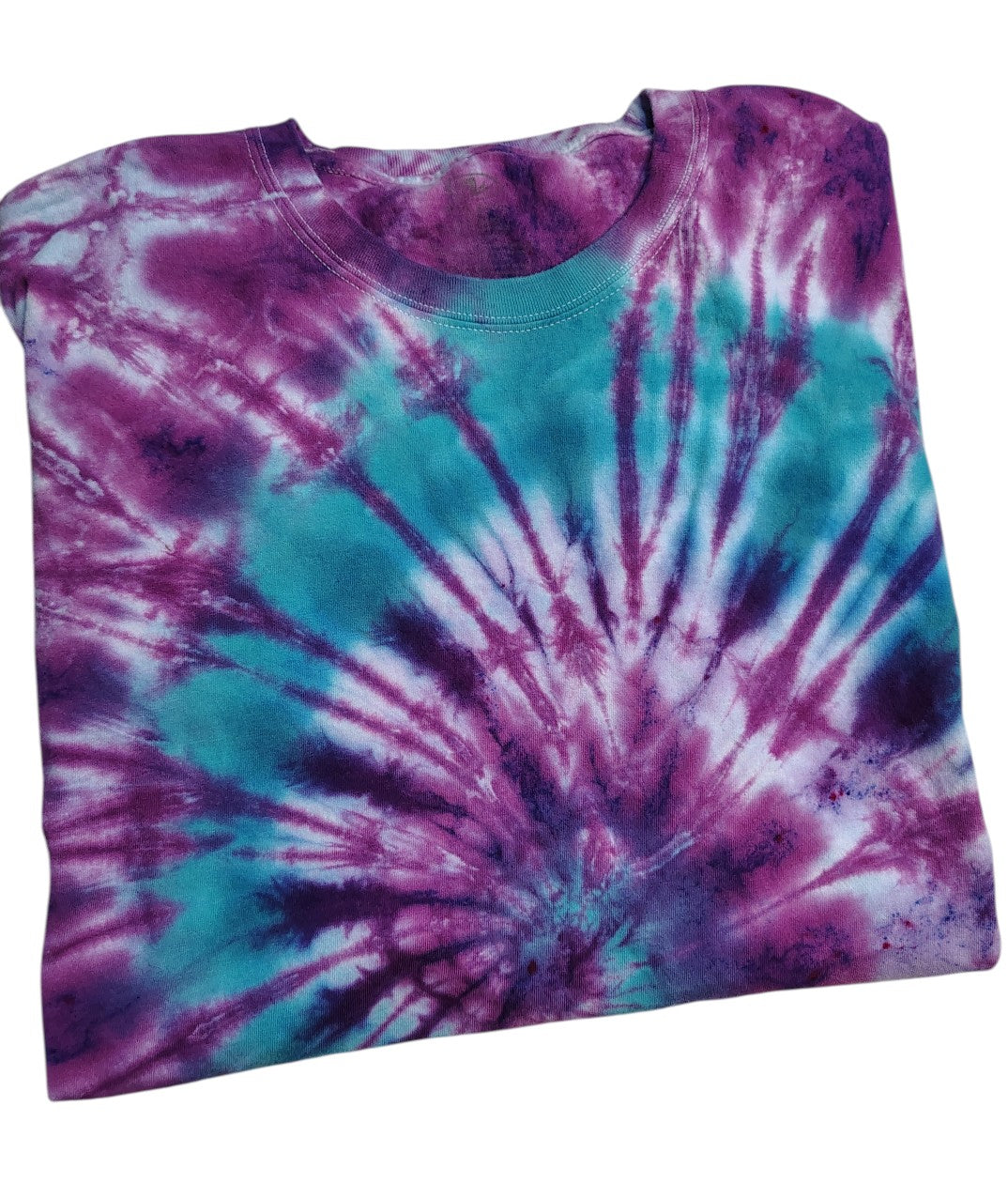 Ocean Orchid Spiral - Adult 4X - Handmade Tie-Dye