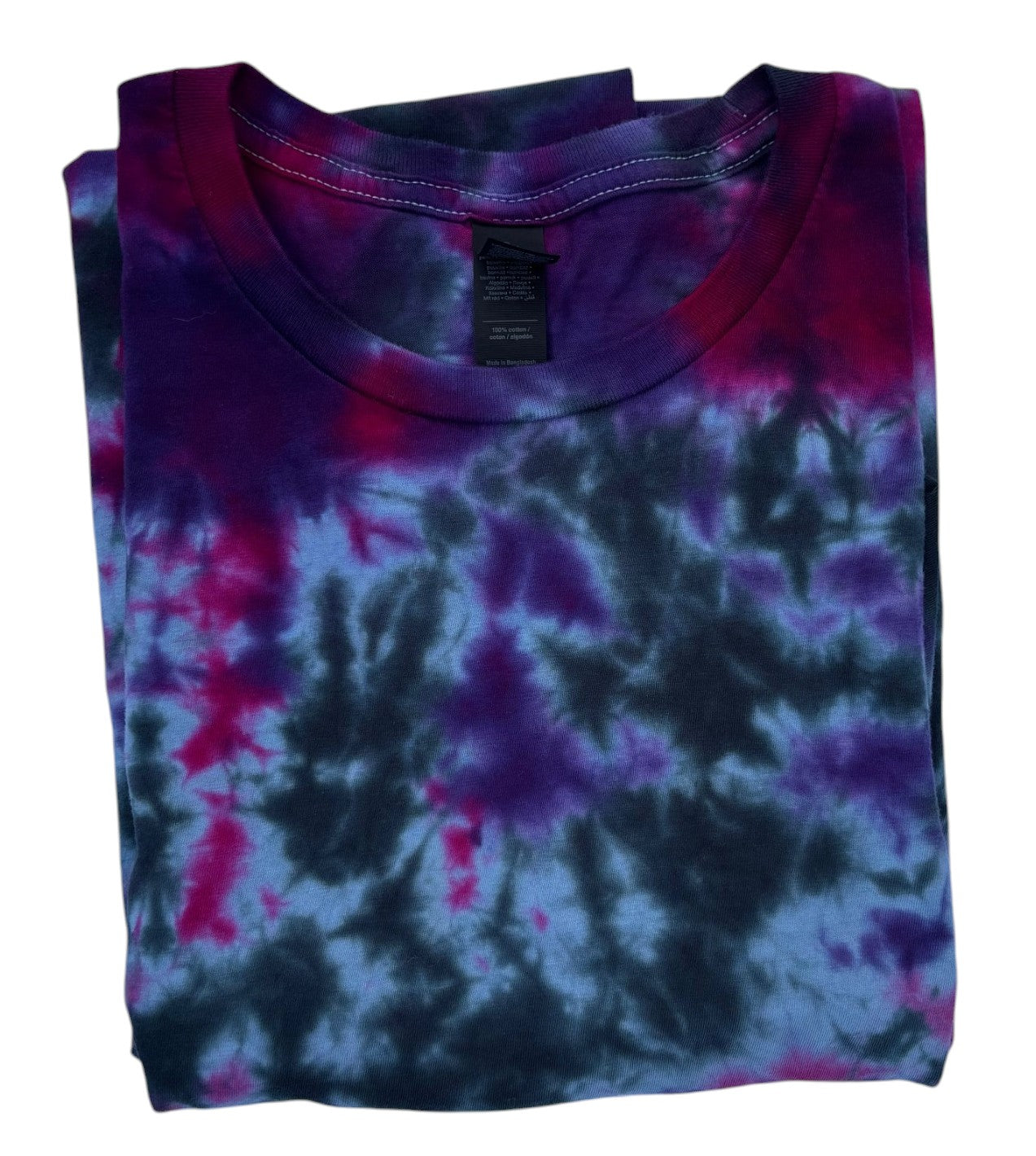 Stardust Galaxy Shirt - Adult XL - Handmade Scrunch Dye