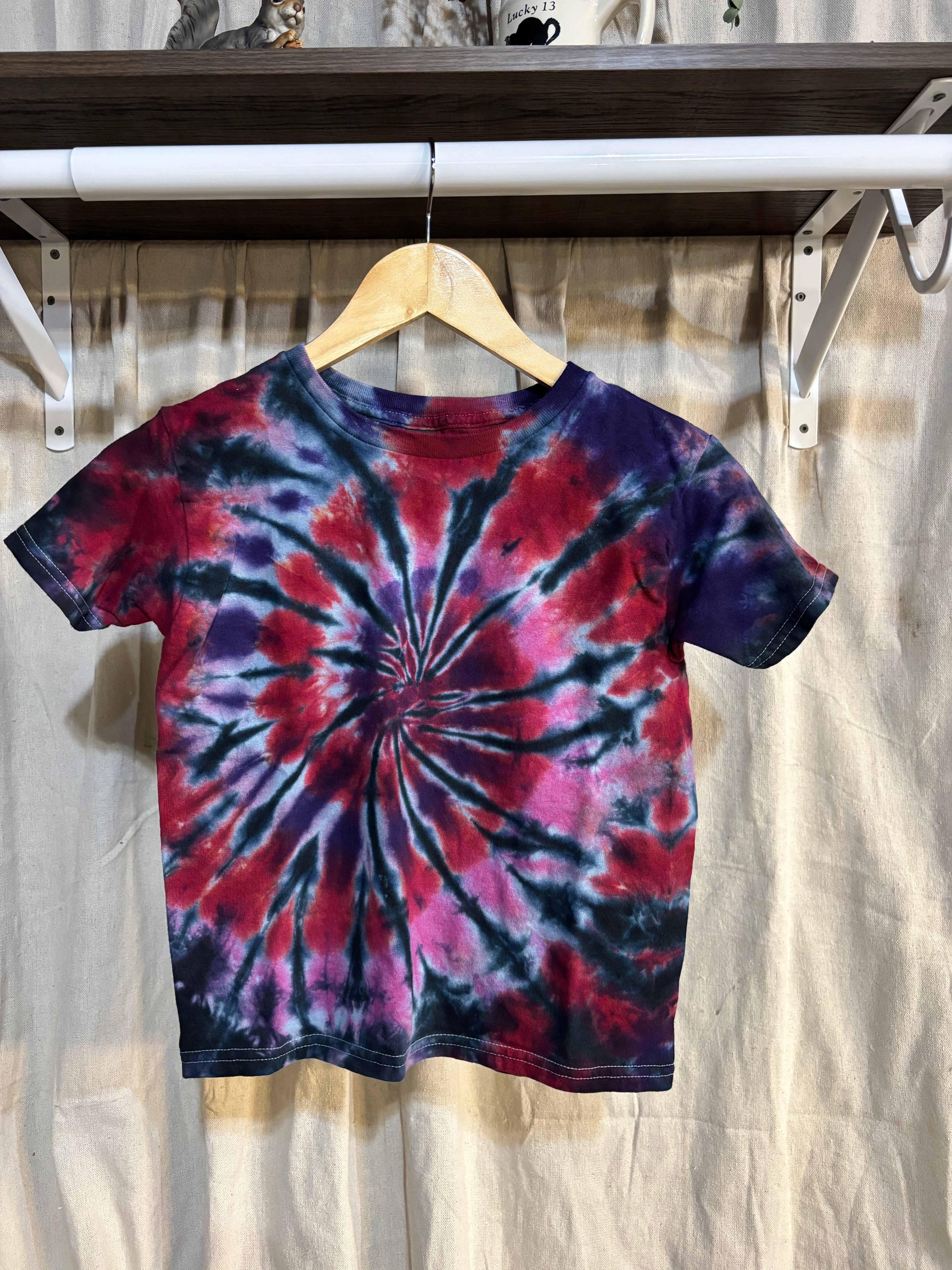 Rose Swirl Tie-Dye Kids Shirt – Youth XS