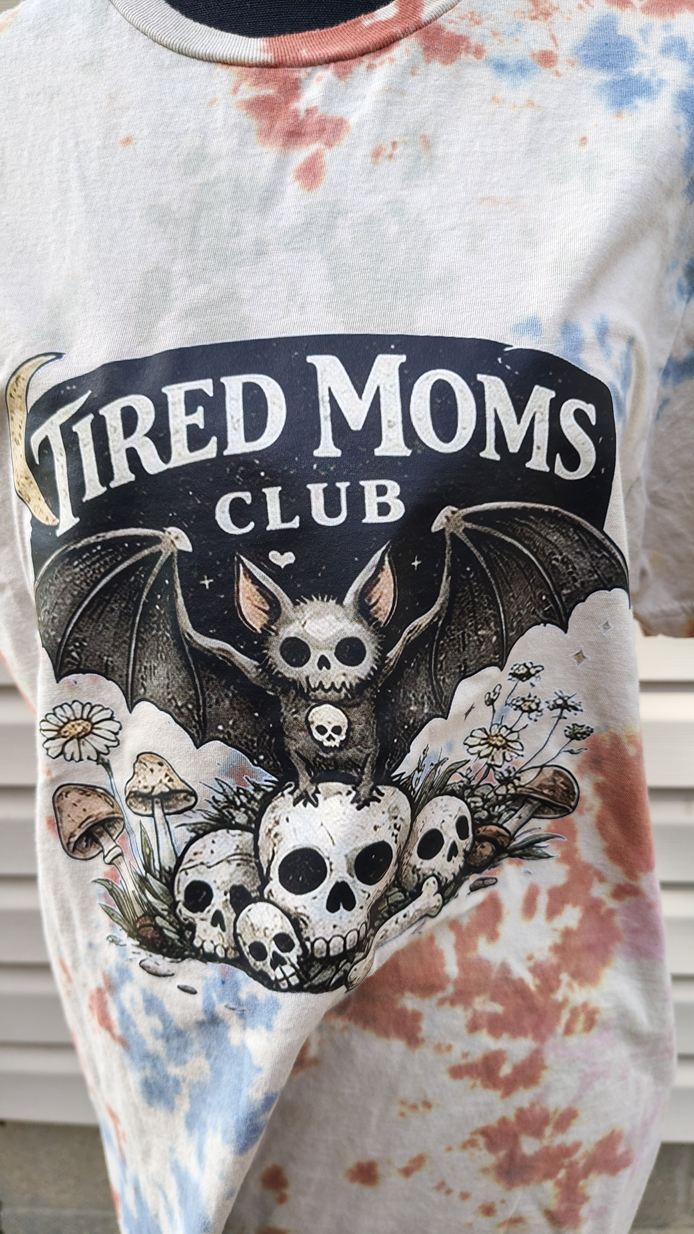 Tired Moms Club Scrunch Dye- Adult M - Handmade Tie-Dye