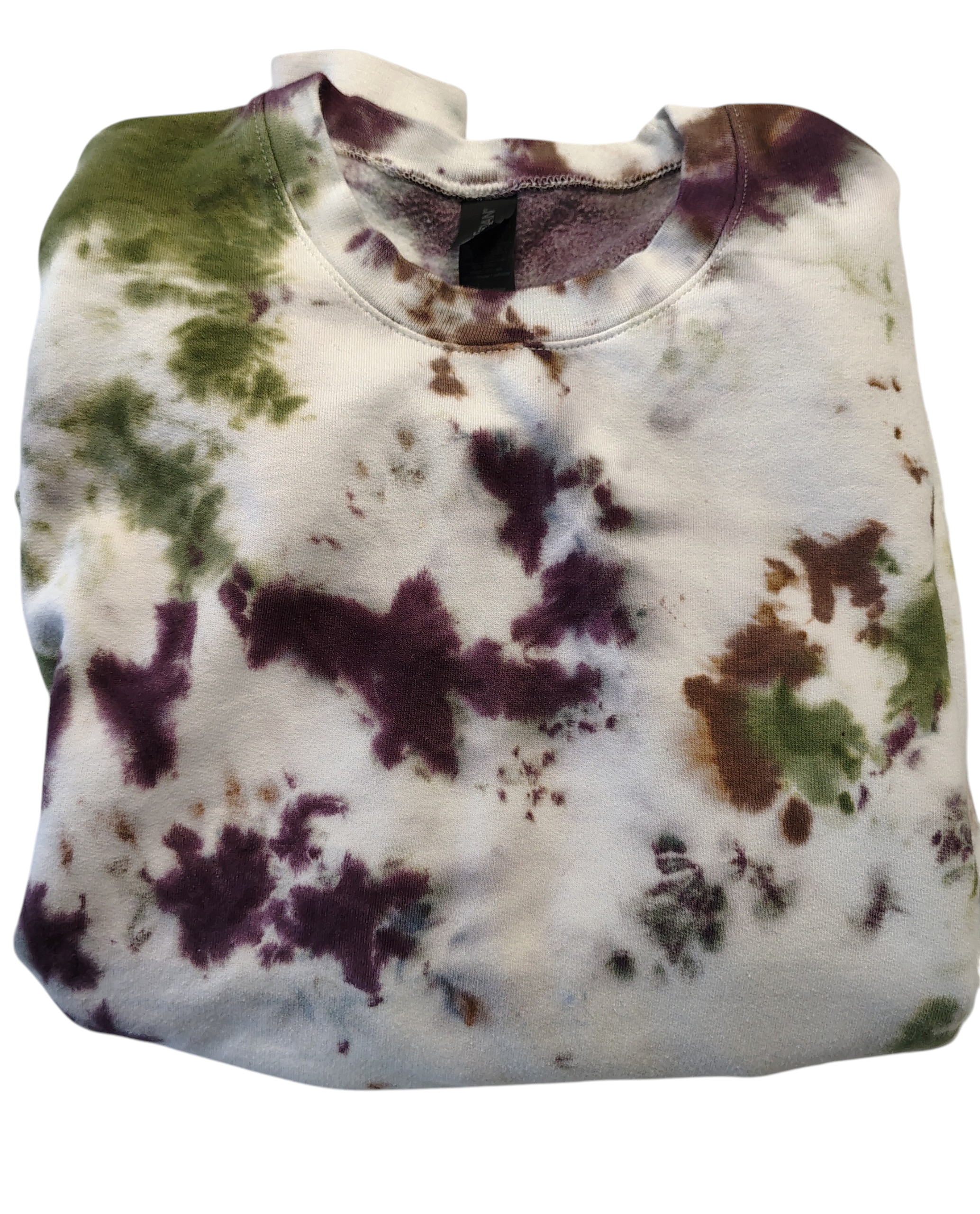 Forgotten Garden Tie Dye Sweatshirt - Adult M - Cottagecore Crewneck