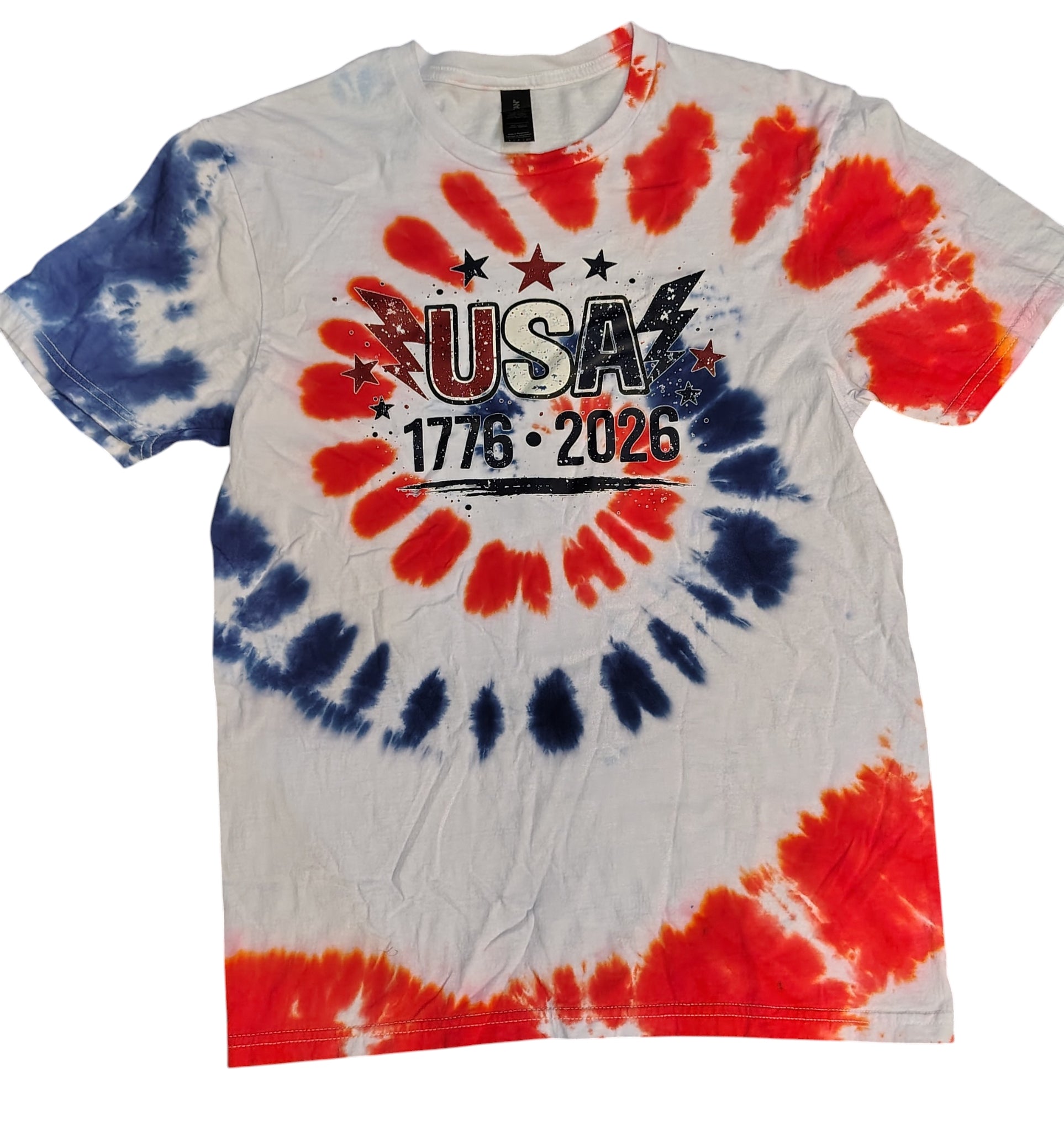 USA 1776-2026 - Adult S - Handmade Tie-Dye