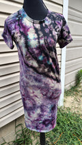 Twilight Mirage Geode Dress – Adult L – Handmade Ice Dye