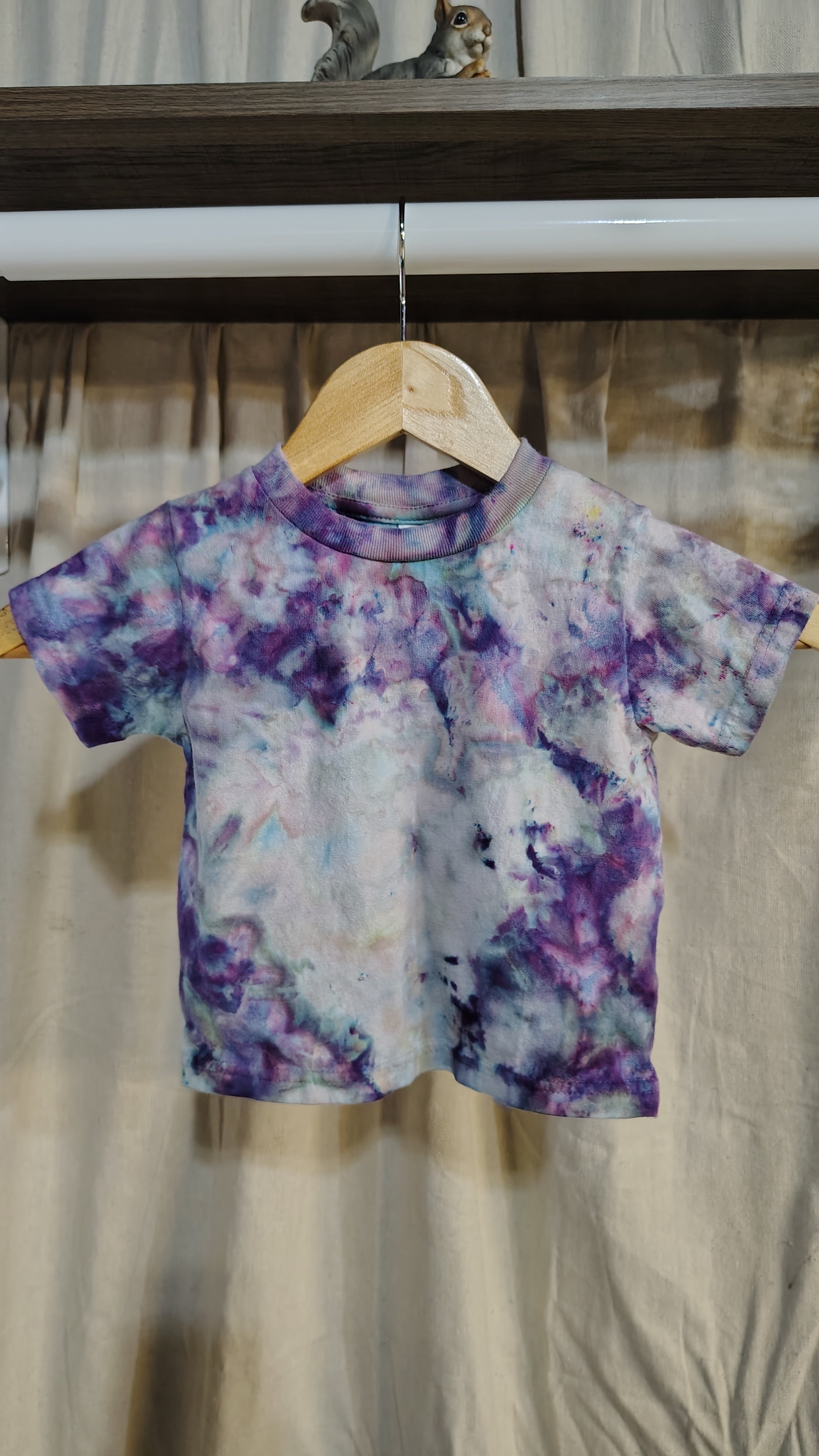 Moonberry Ice Dyed Shirt - Youth 2T  - Handmade Tie-Dye