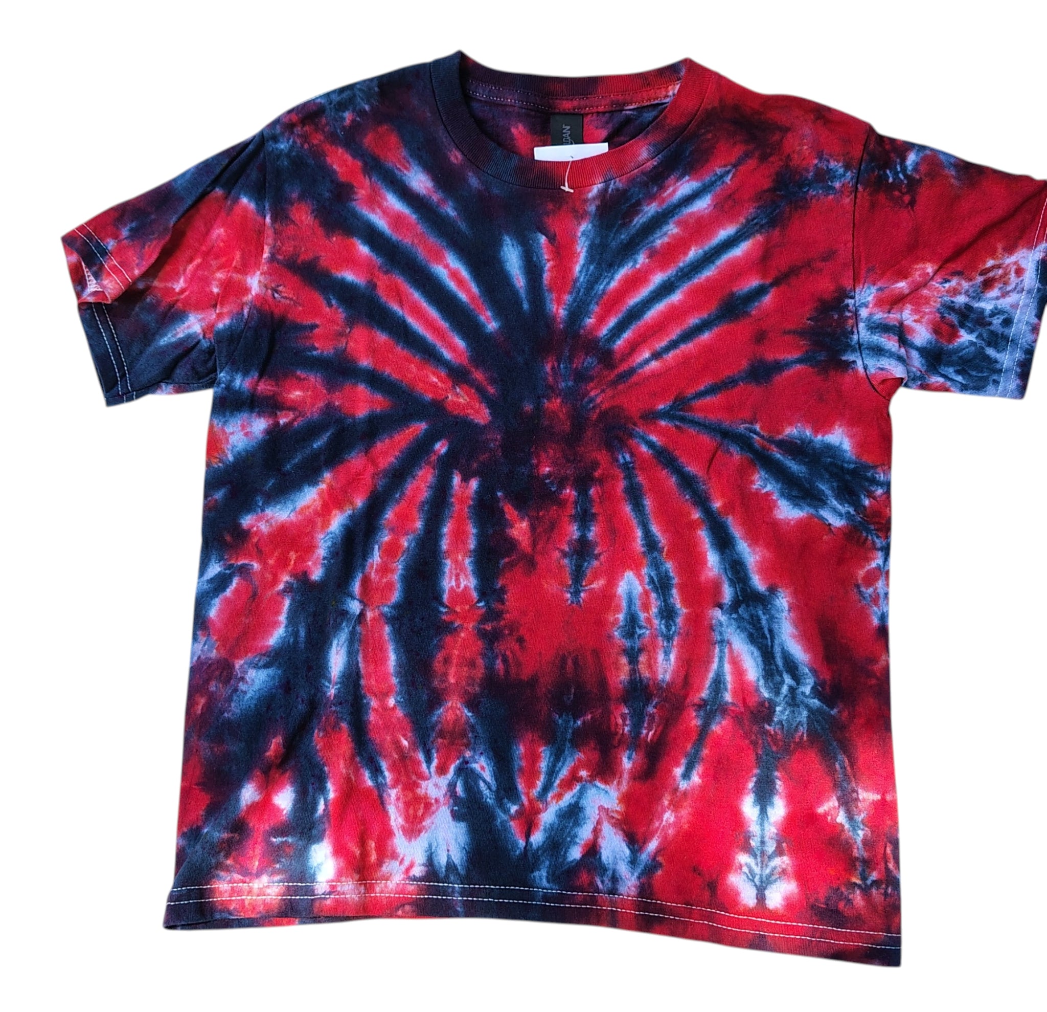 Lava Spider Burst Tie-Dye Kids Shirt – Youth S