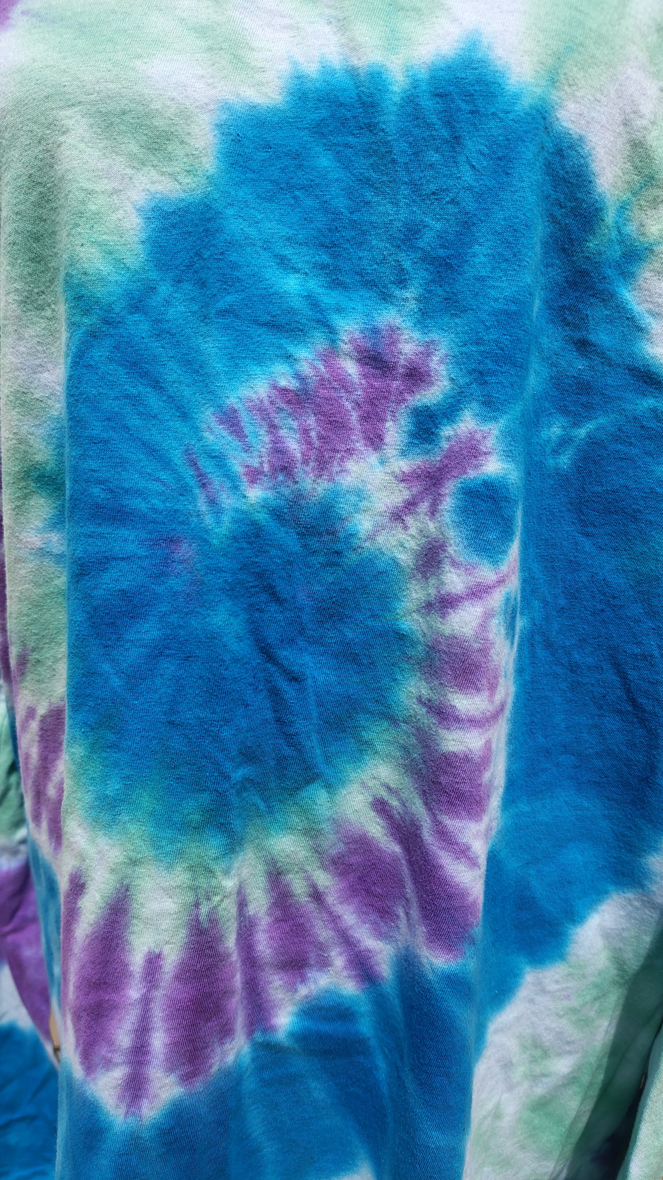 Ocean Current- Adult 2X - Handmade Tie-Dye