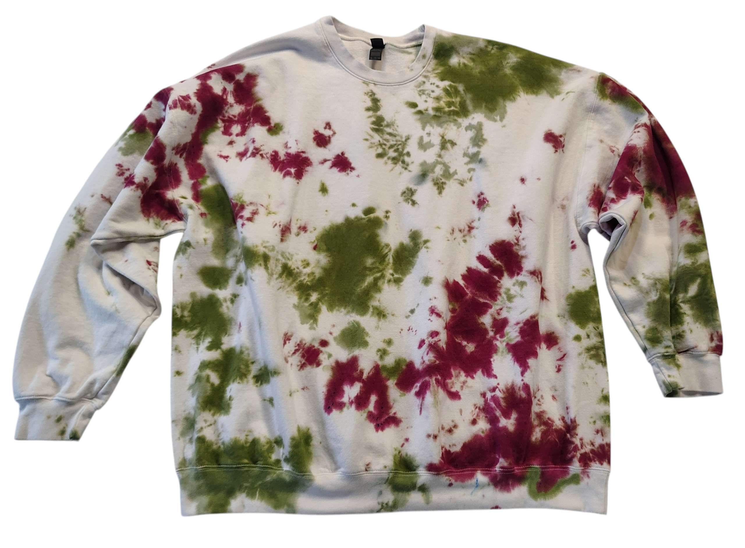 Woodland Berry Tie Dye Sweatshirt -Adult 3XL - Cottagecore Crewneck