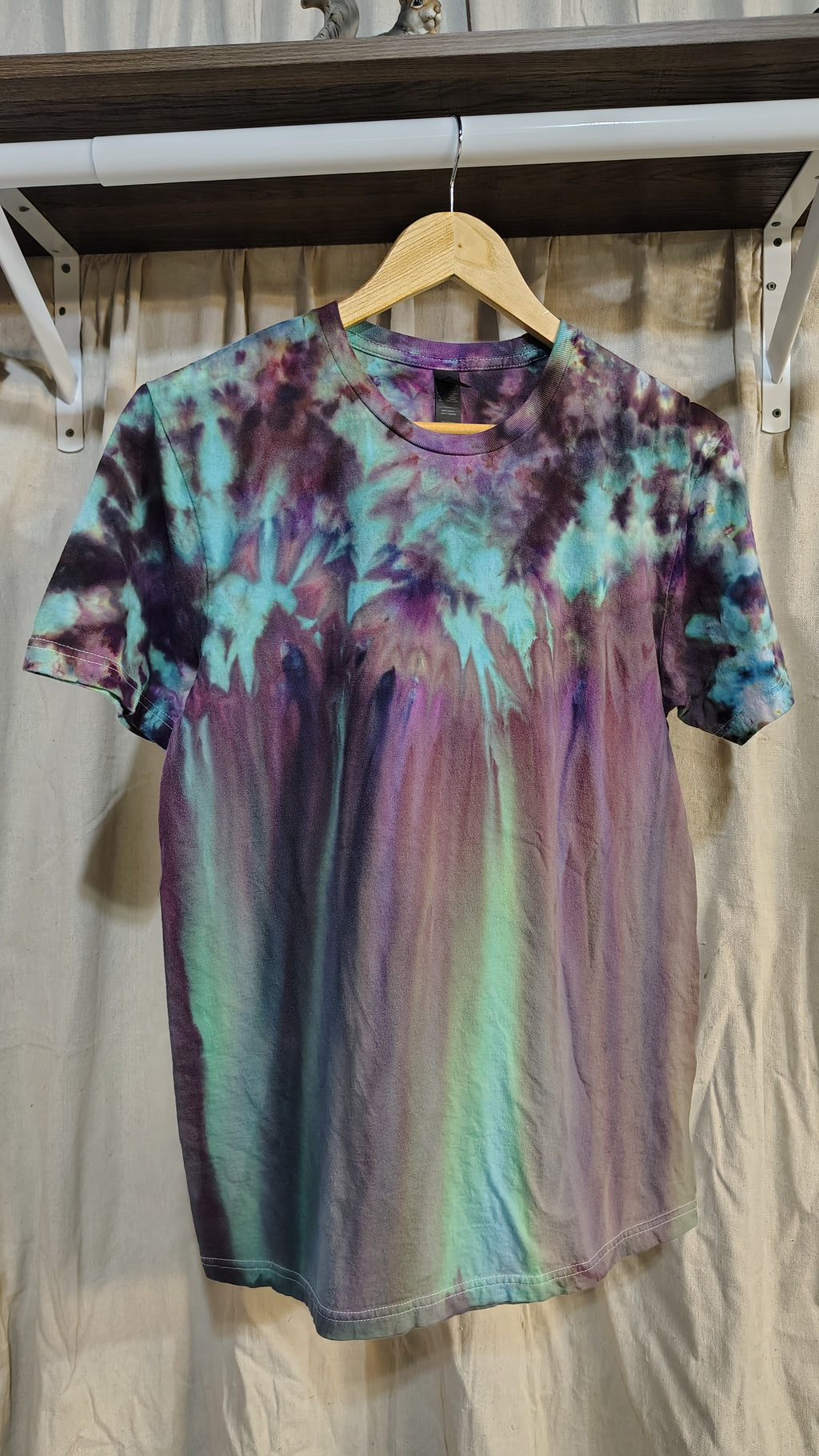 Twilight Falls Ice Dyed Shirt - Adult M - Handmade Tie-Dye