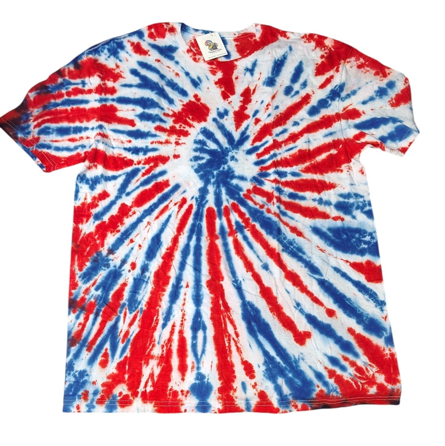 Firecracker Spiral - Custom Adult Shirt - Handmade Tie-Dye