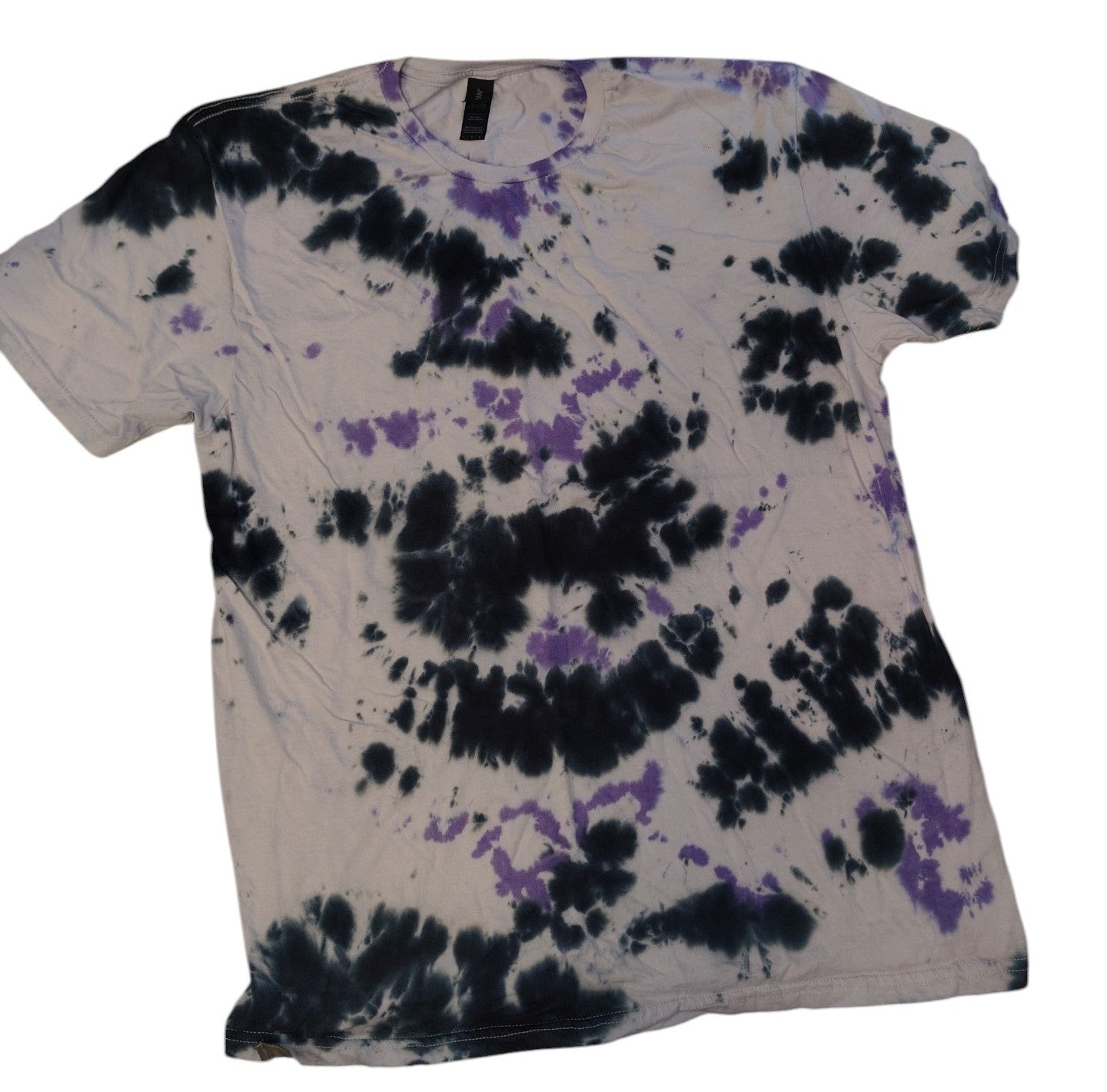 Midnight Mischief Scrunch - Adult L - Handmade Tie-Dye