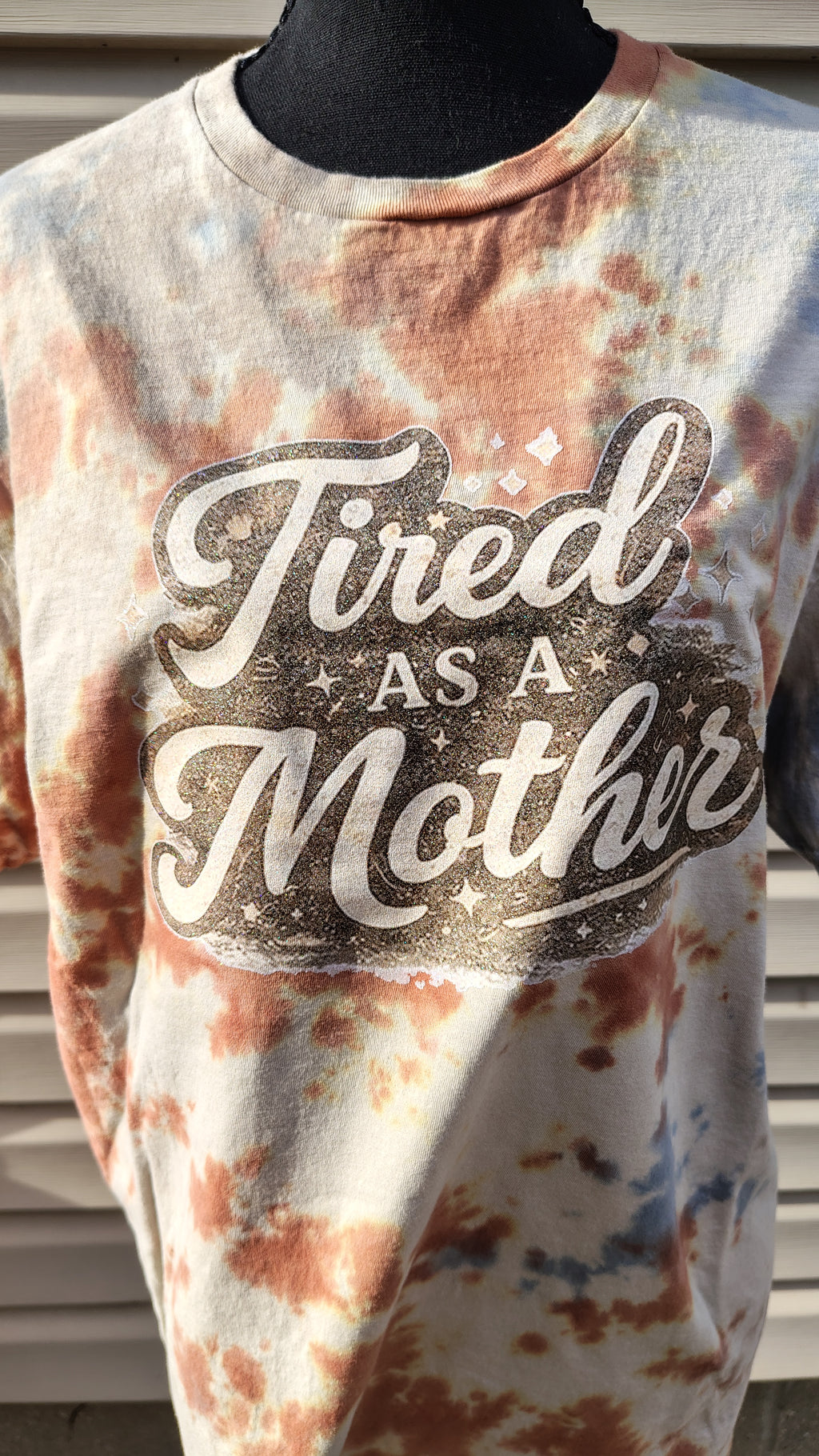 Tired as a Mother Scrunch Dye - Adult L - Handmade Tie-Dye