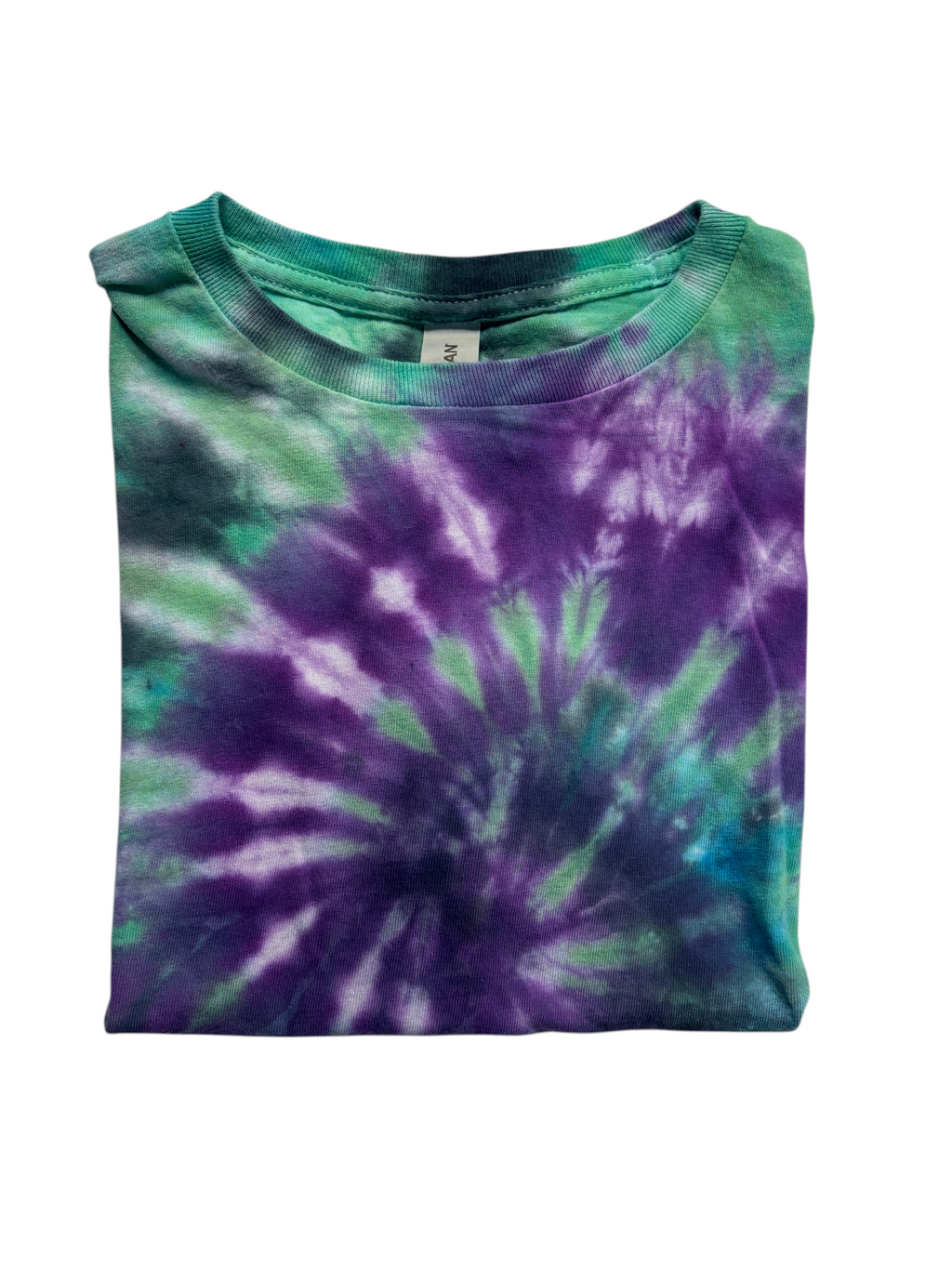 Bold Spiral Tie-Dye Shirt - Youth M