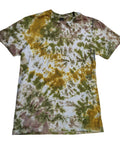 Vintage Moss Scrunch Shirt - Adult S - Handmade Tie-Dye