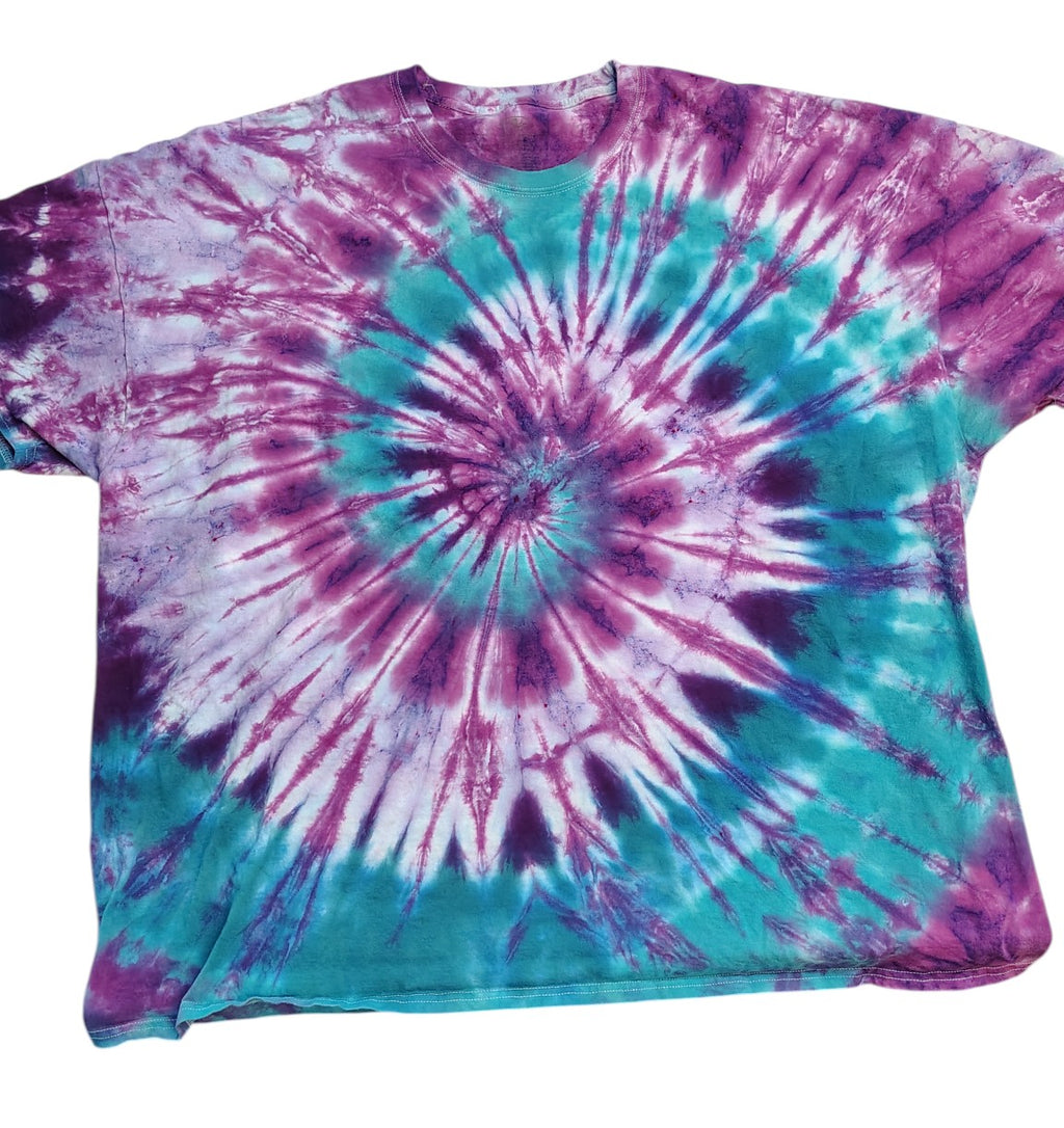 Ocean Orchid Spiral - Adult 4X - Handmade Tie-Dye
