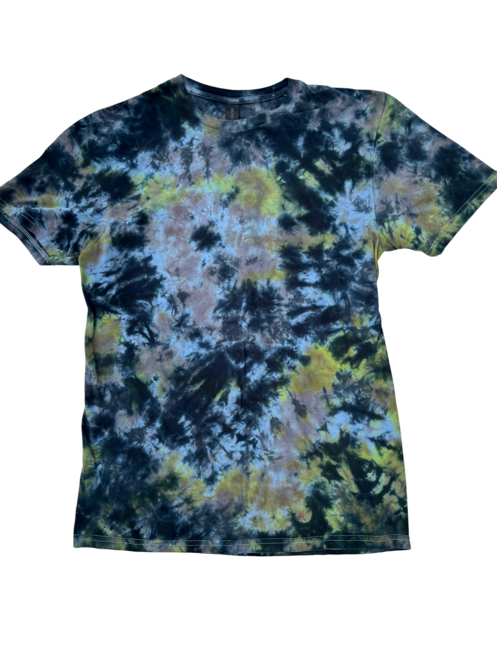 Earthy Camo Inspired Galaxy Scrunch Shirt - Adult M - Handmade One-of-a-Kind