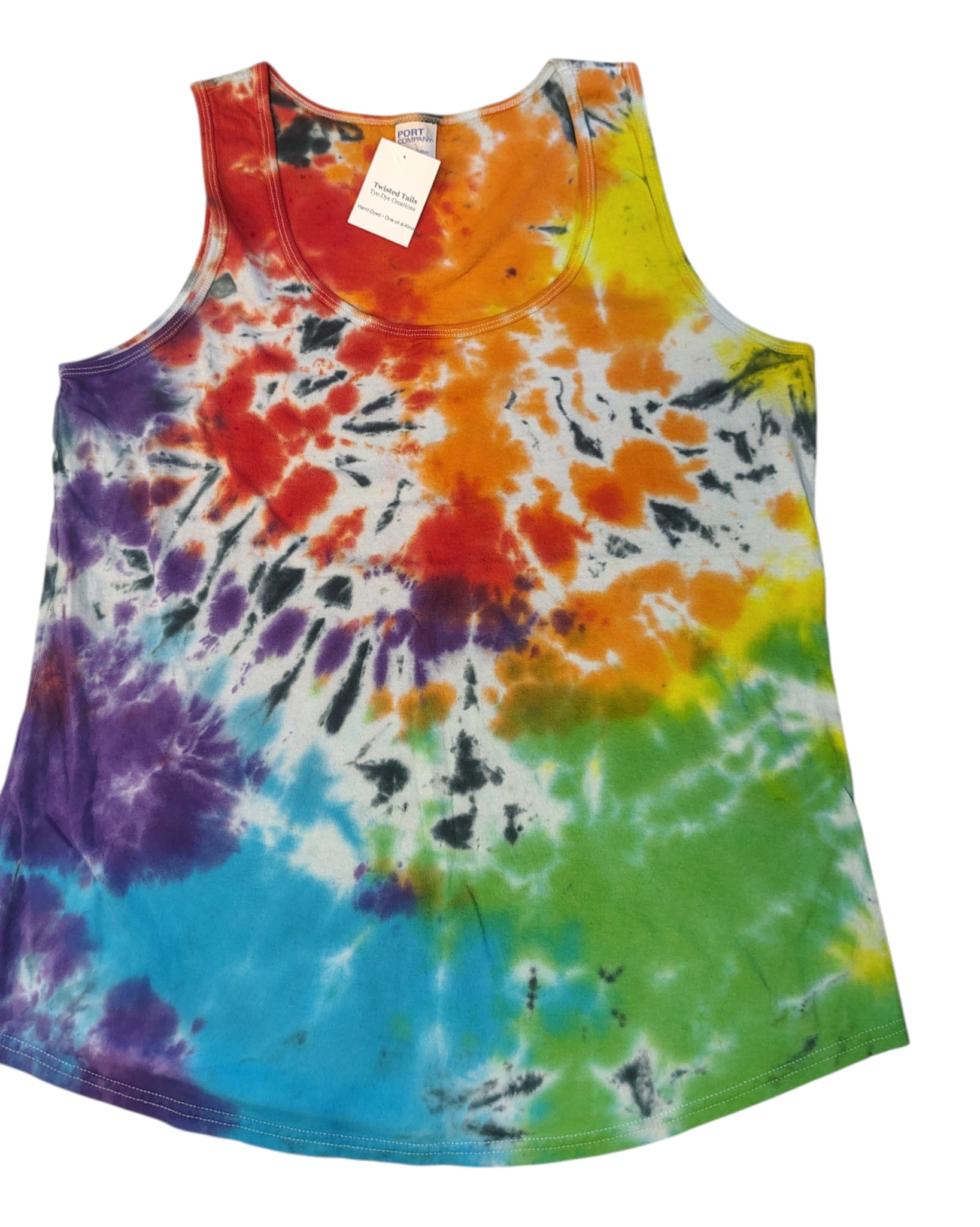 No Chill - Ladies XL Tank - Handmade Tie-Dye