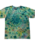 Teal Burst Tie-Dye Kids Shirt – Youth XL