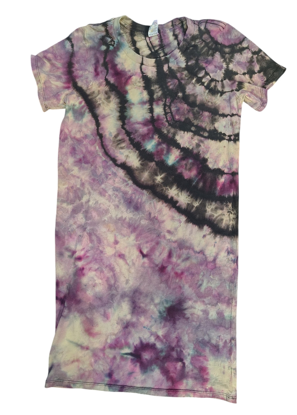 Twilight Mirage Geode Dress – Adult L – Handmade Ice Dye