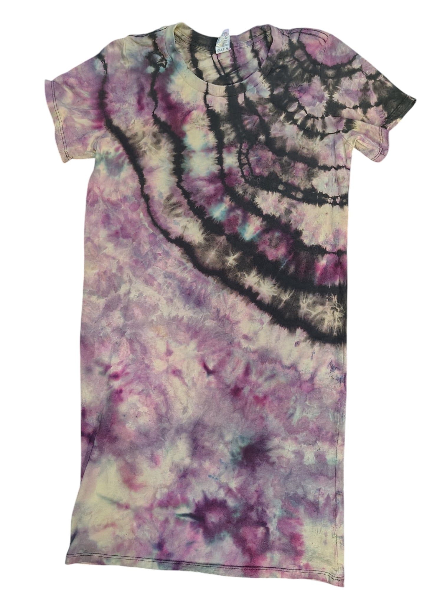 Twilight Mirage Geode Dress – Adult L – Handmade Ice Dye