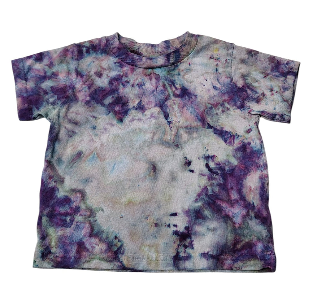 Moonberry Ice Dyed Shirt - Youth 2T  - Handmade Tie-Dye
