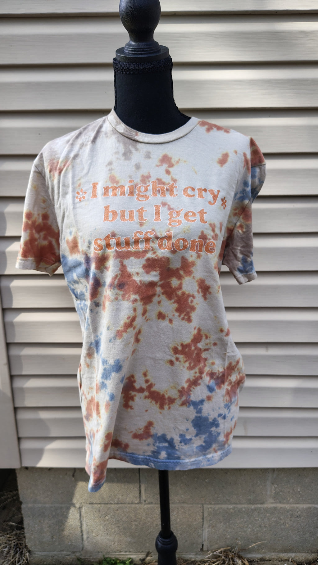I Might Cry Scrunch Dye - Adult M - Handmade Tie-Dye